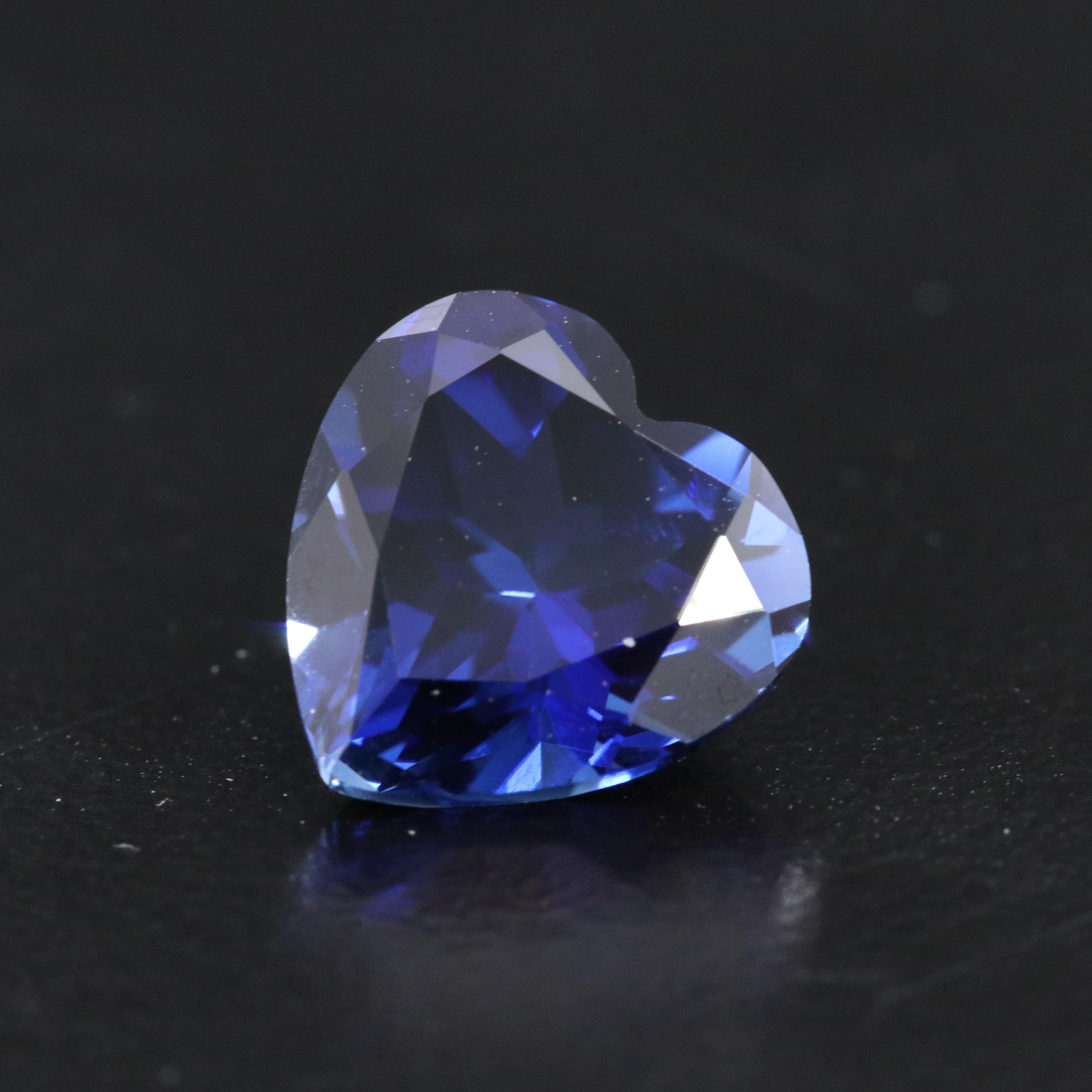 Loose 4.58 CT Lab Grown Sapphire