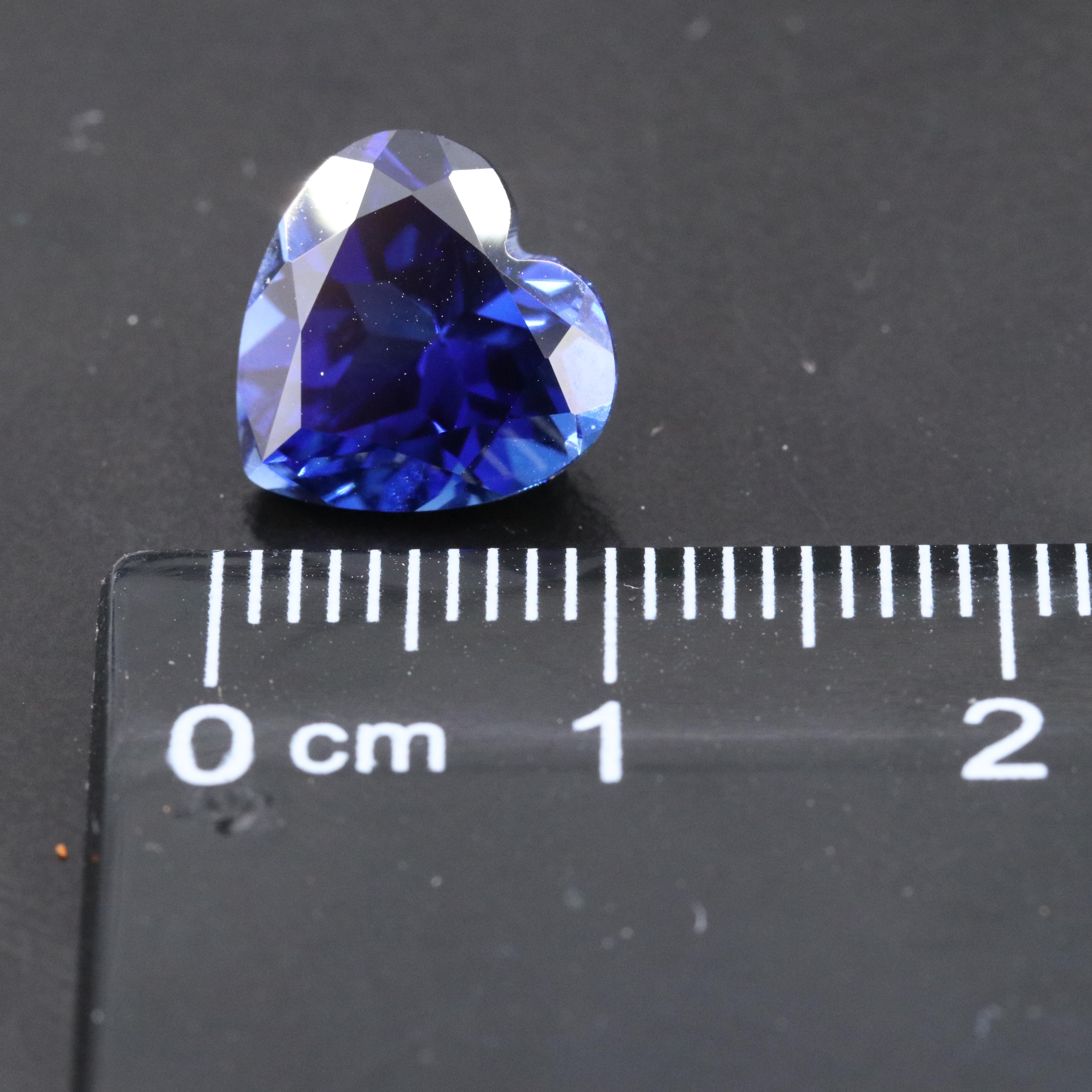 Loose 4.58 CT Lab Grown Sapphire
