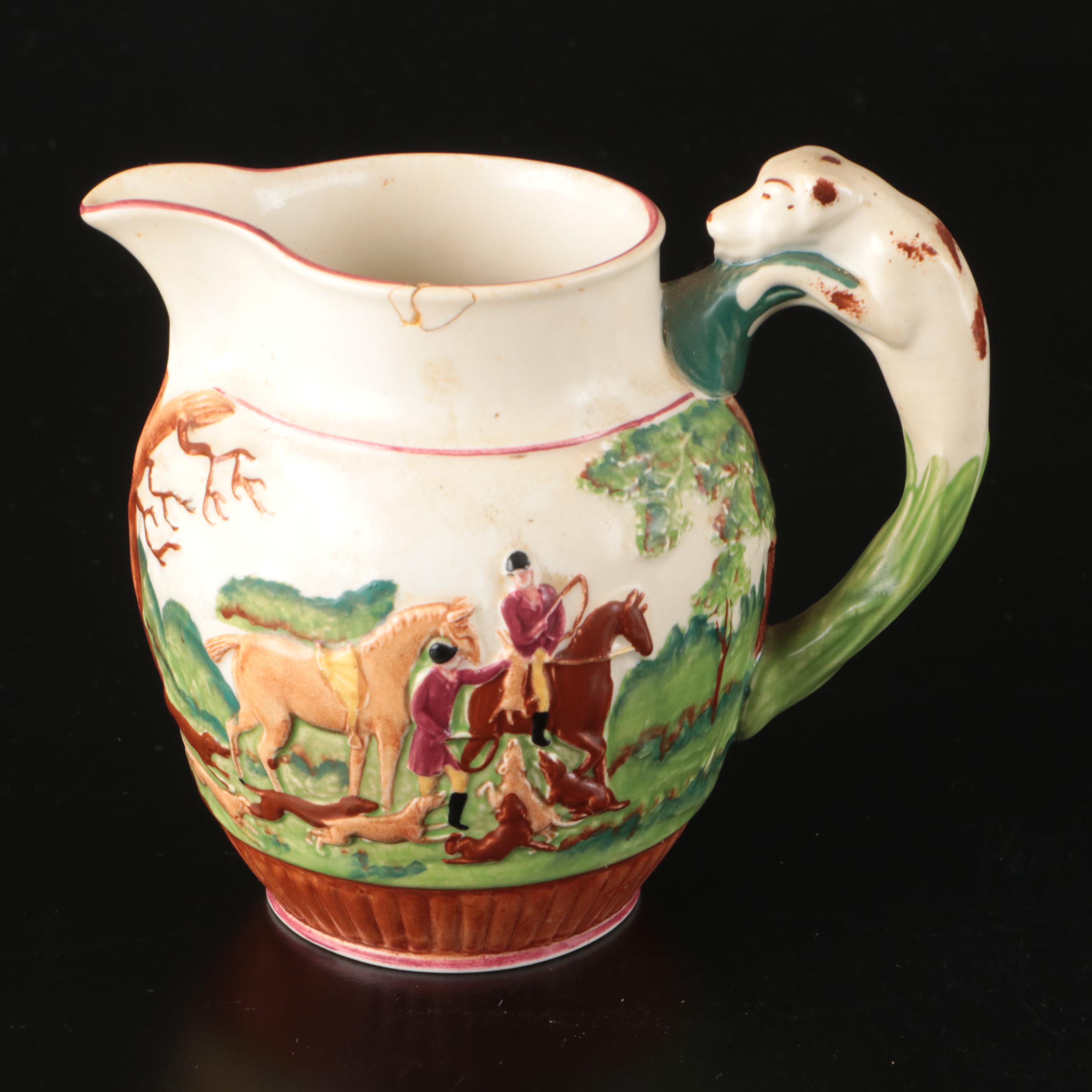 Wedgwood Dye Ken John Peel Hunt with Other Pitcher and Décor