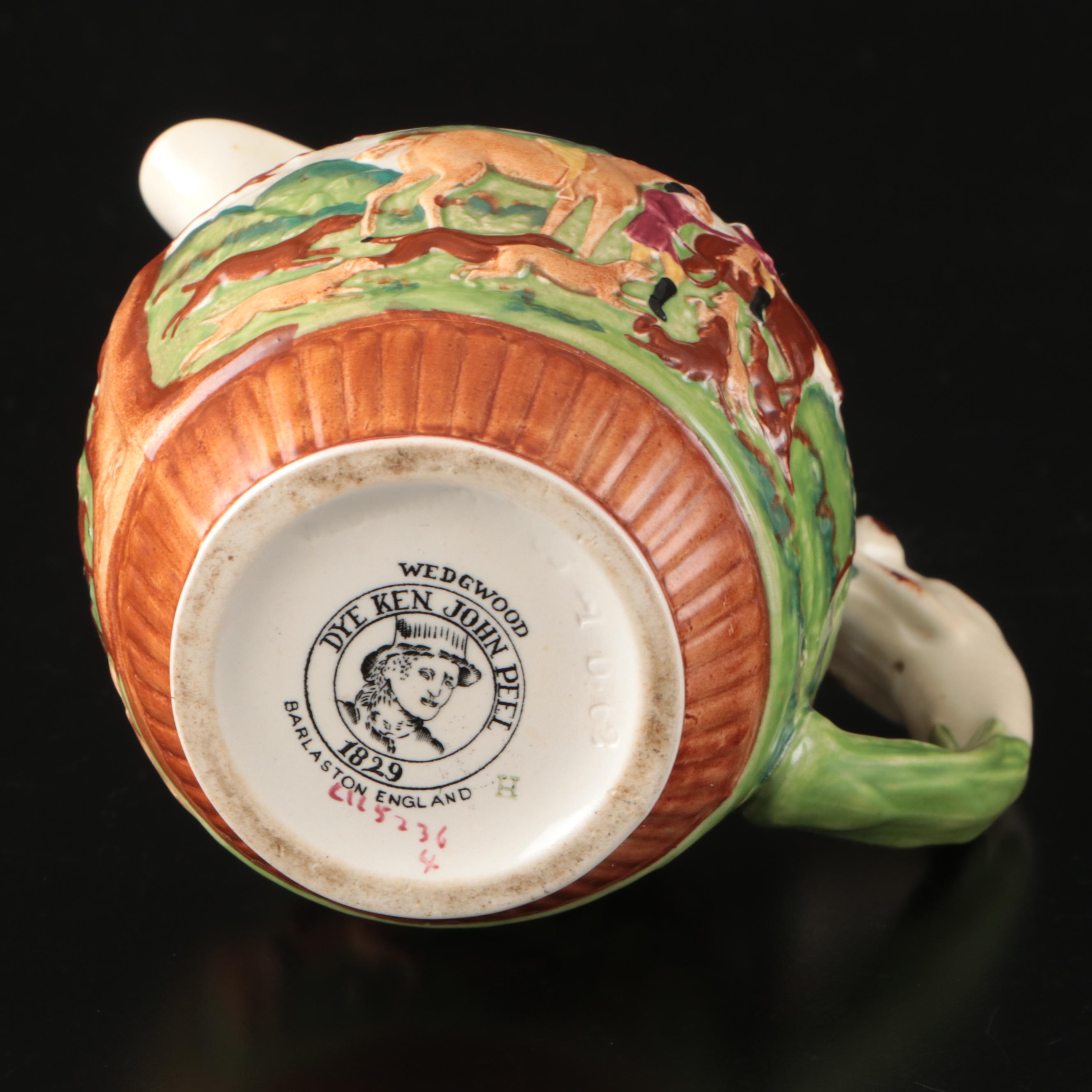 Wedgwood Dye Ken John Peel Hunt with Other Pitcher and Décor