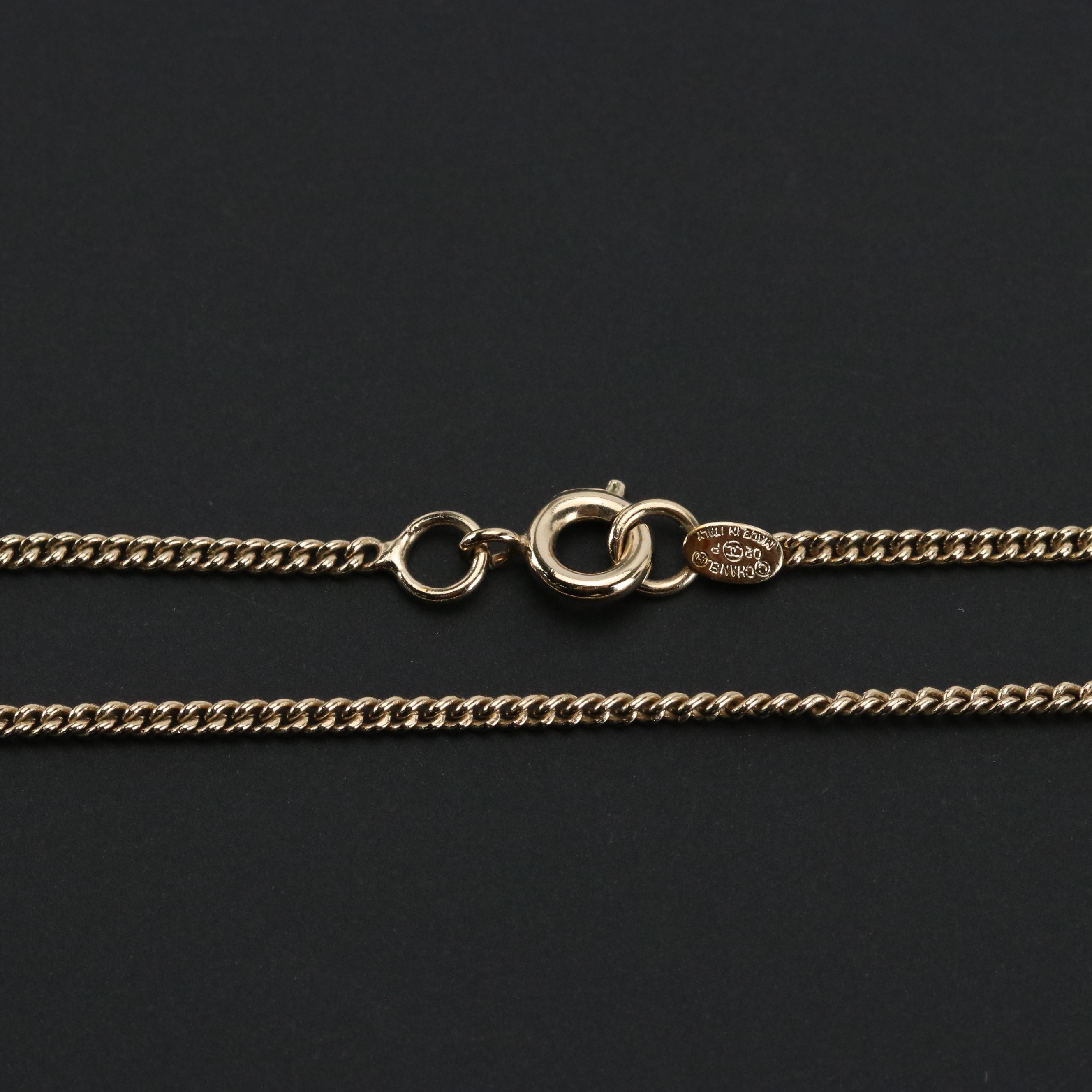 Chanel Camellia Pendant Necklace