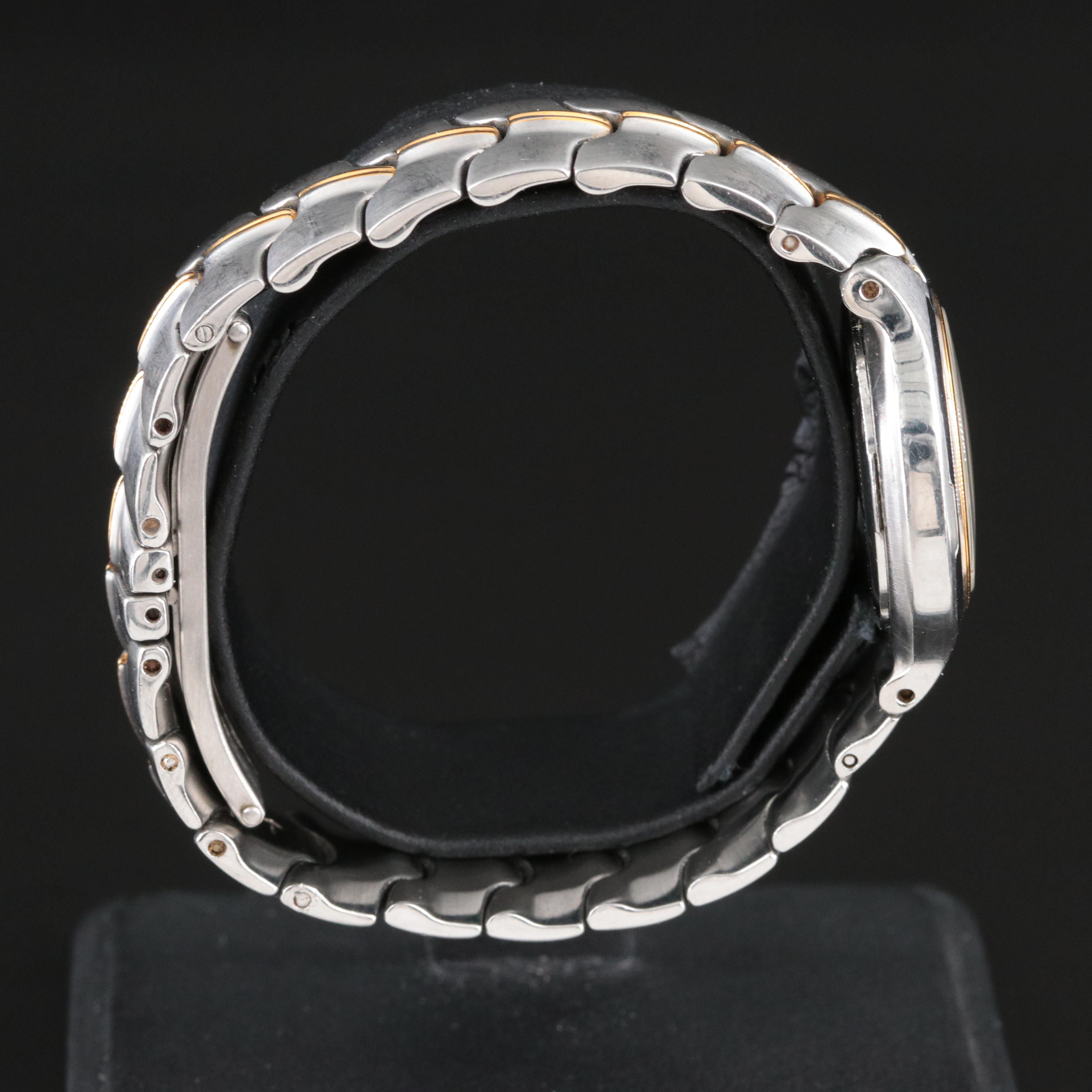 Bulova Two-Tone Date Quartz Stainless Steel Watch