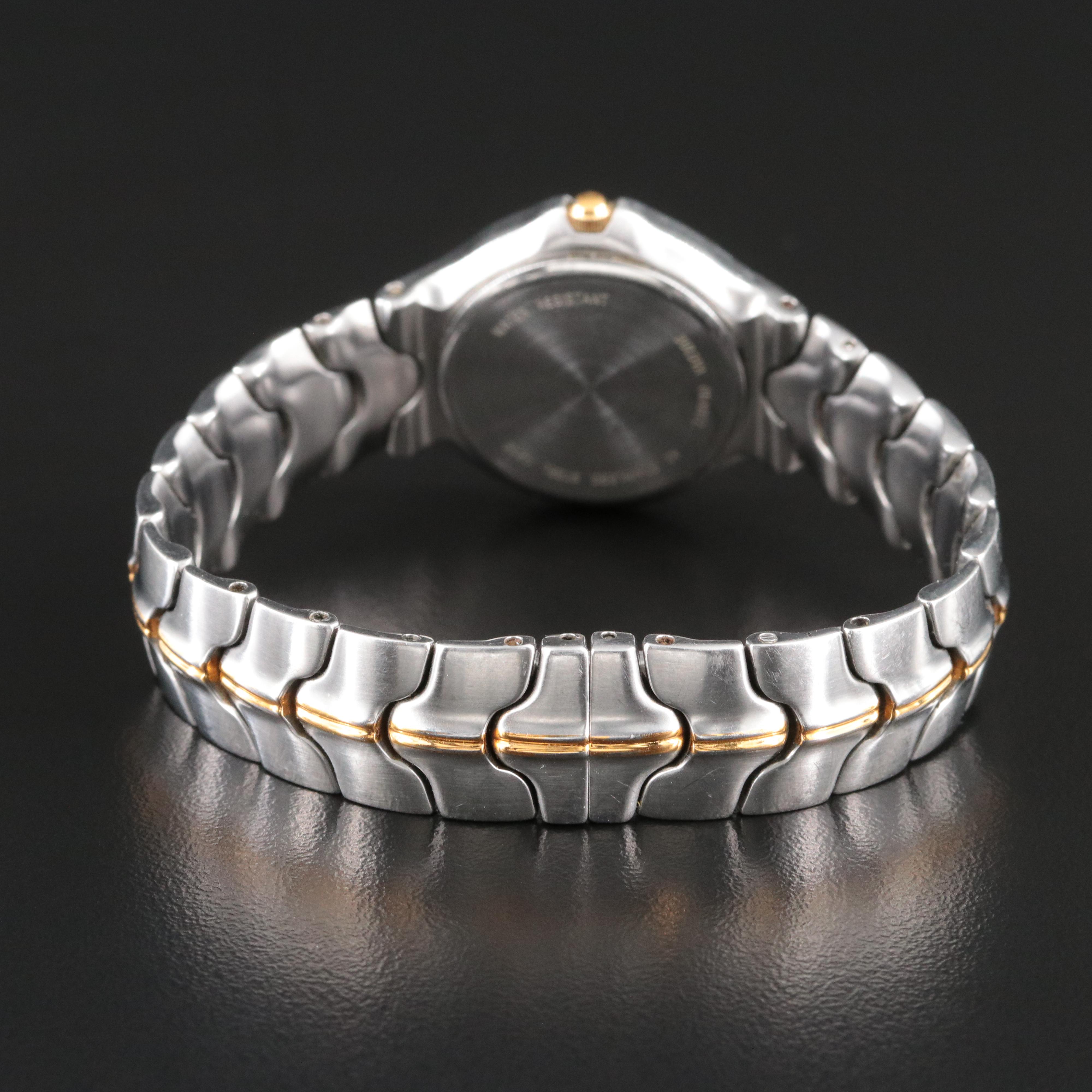 Bulova Two-Tone Date Quartz Stainless Steel Watch