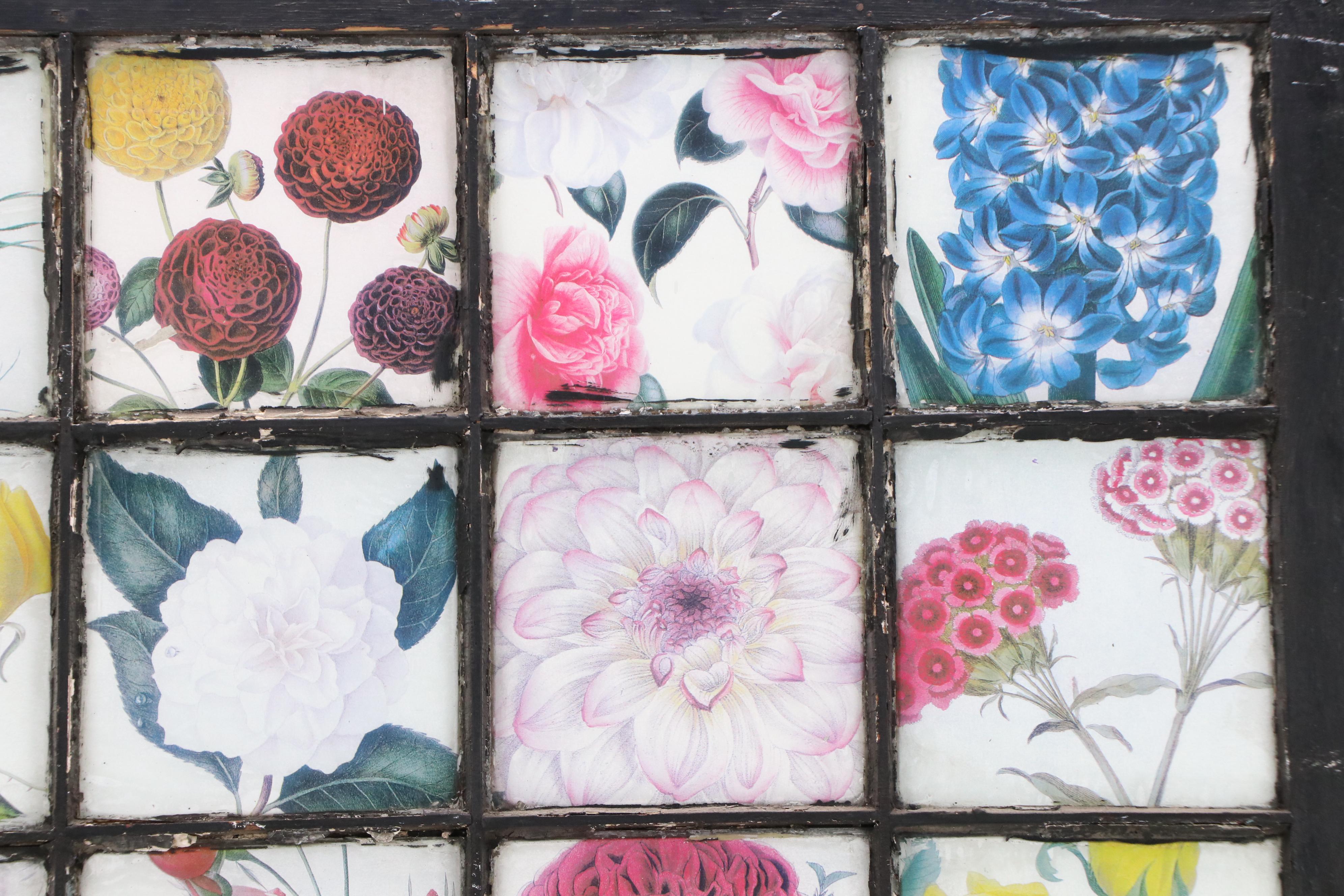 Digital Print of Assorted Flowers, 21st Century