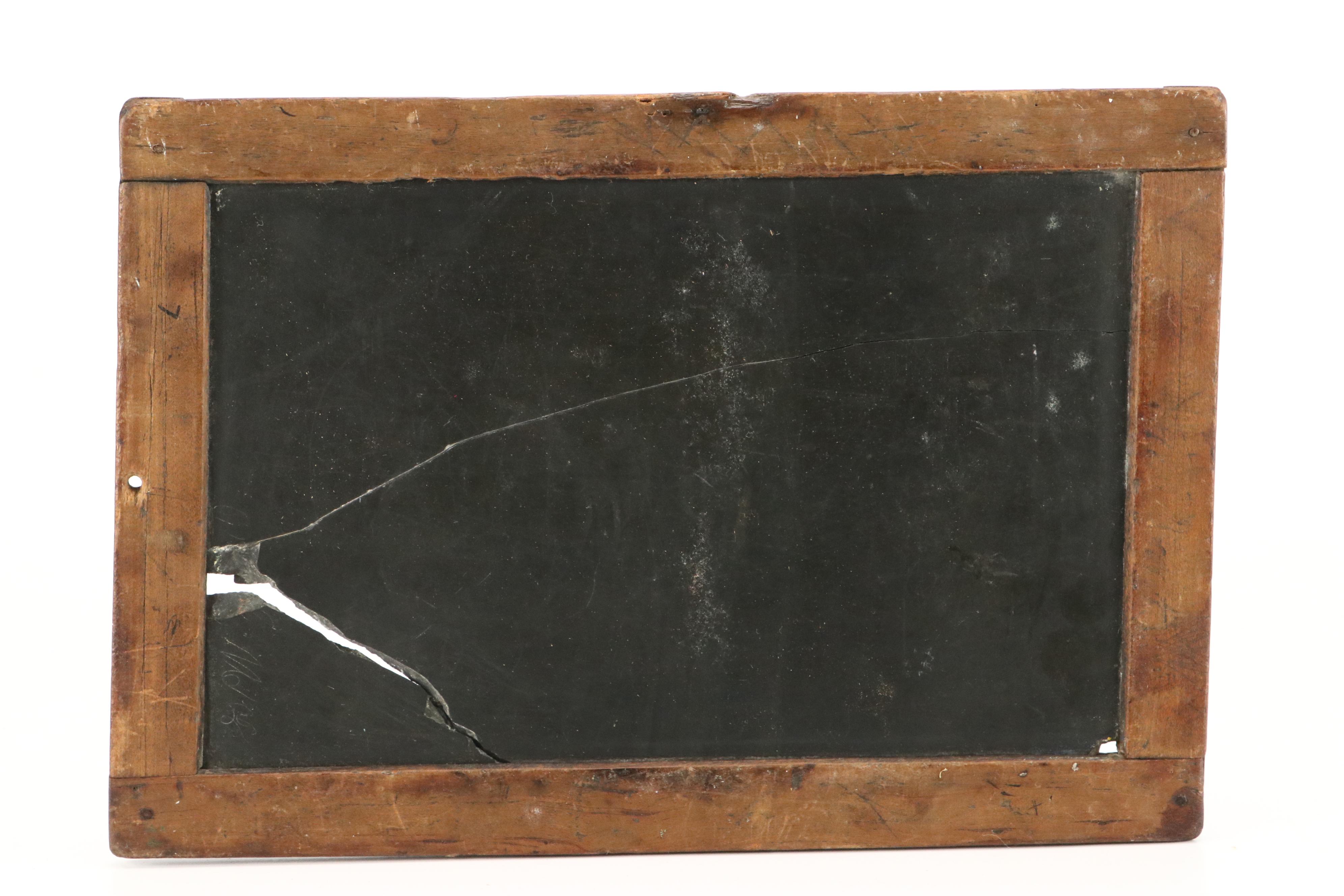 Primitive Noah's Ark Print, Pull-String Doll, Antique Slate Board and Toy Cannon