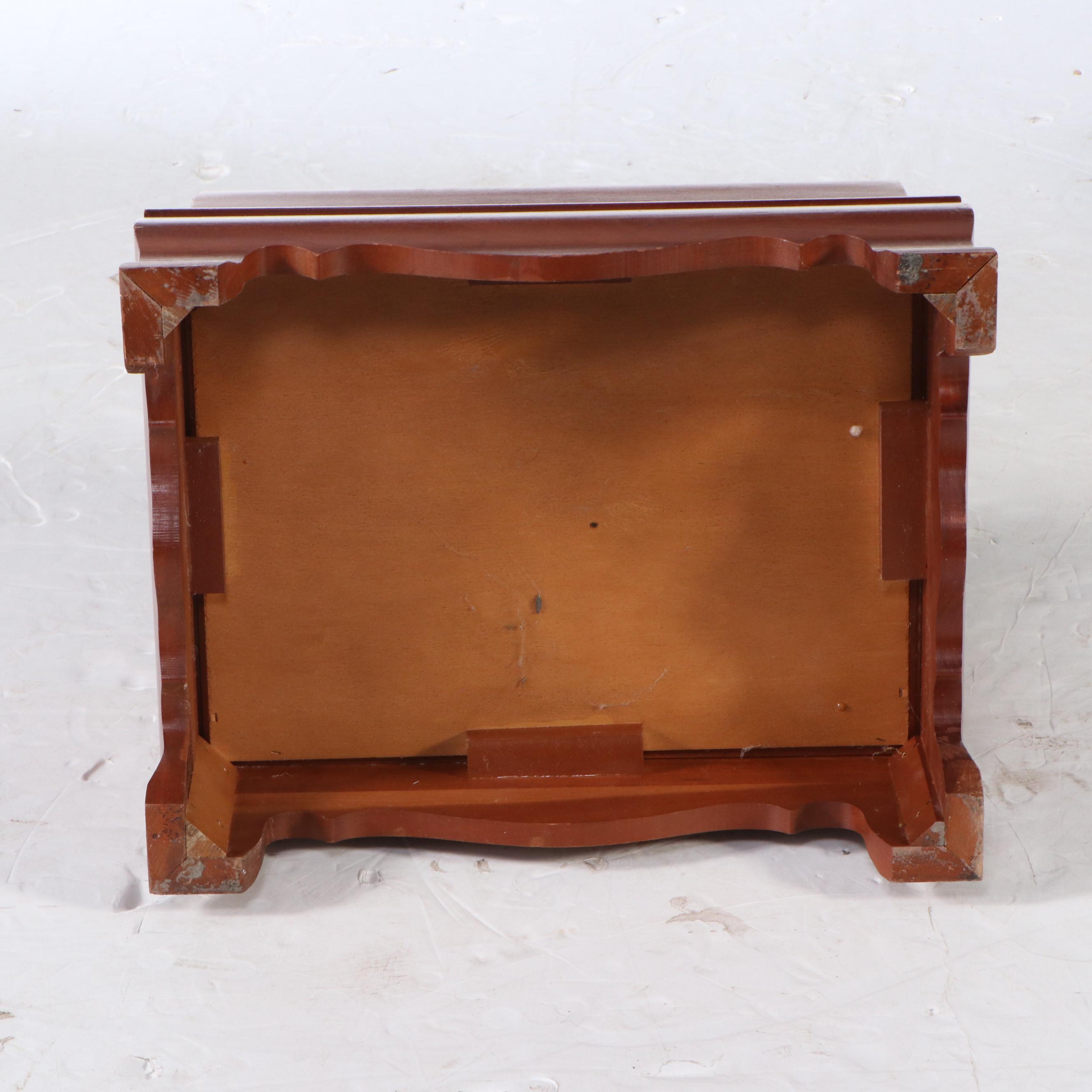 Floral Needlepoint Upholstered Foot Stools