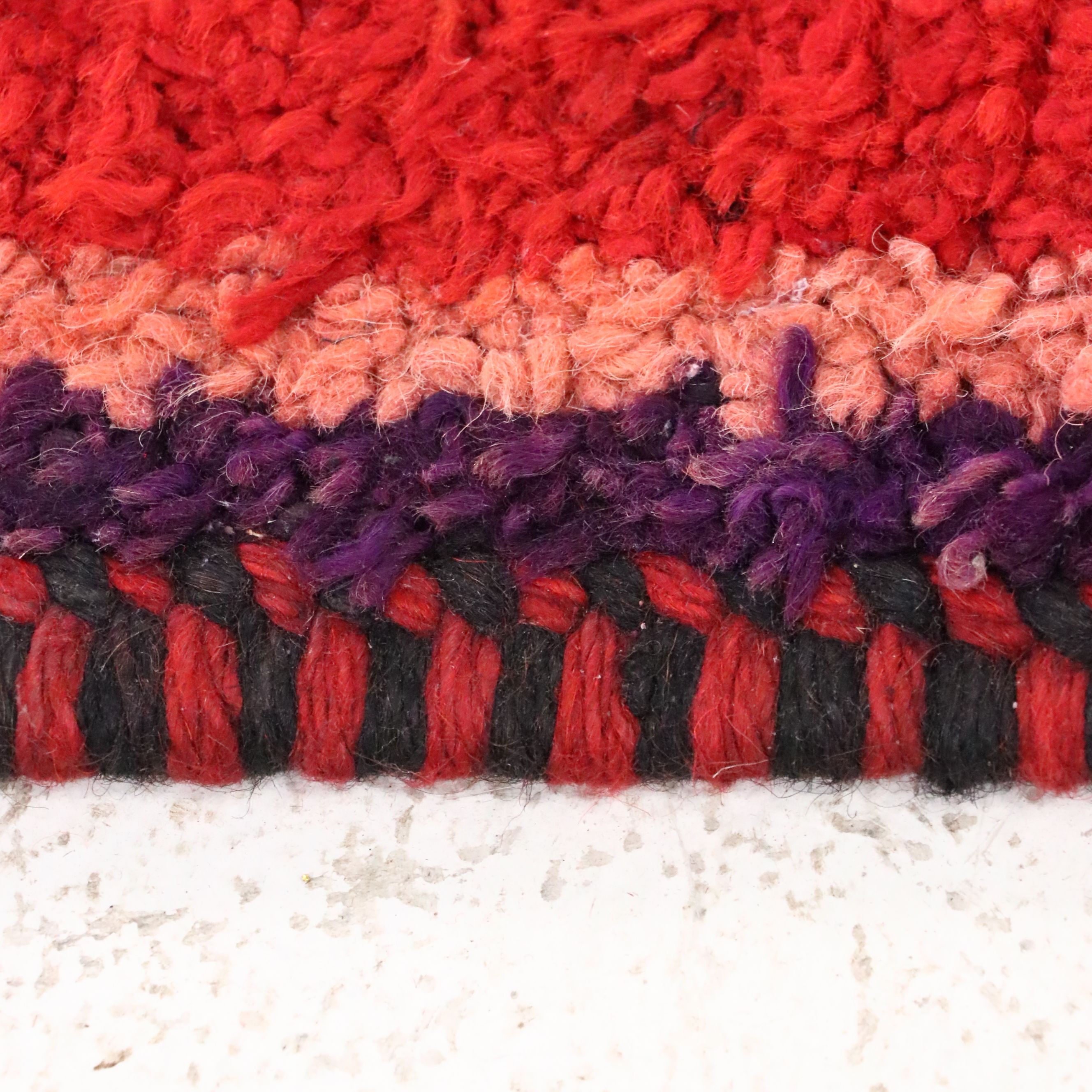 3'4 x 11'8 Hand-Knotted Moroccan Berber Long Rug