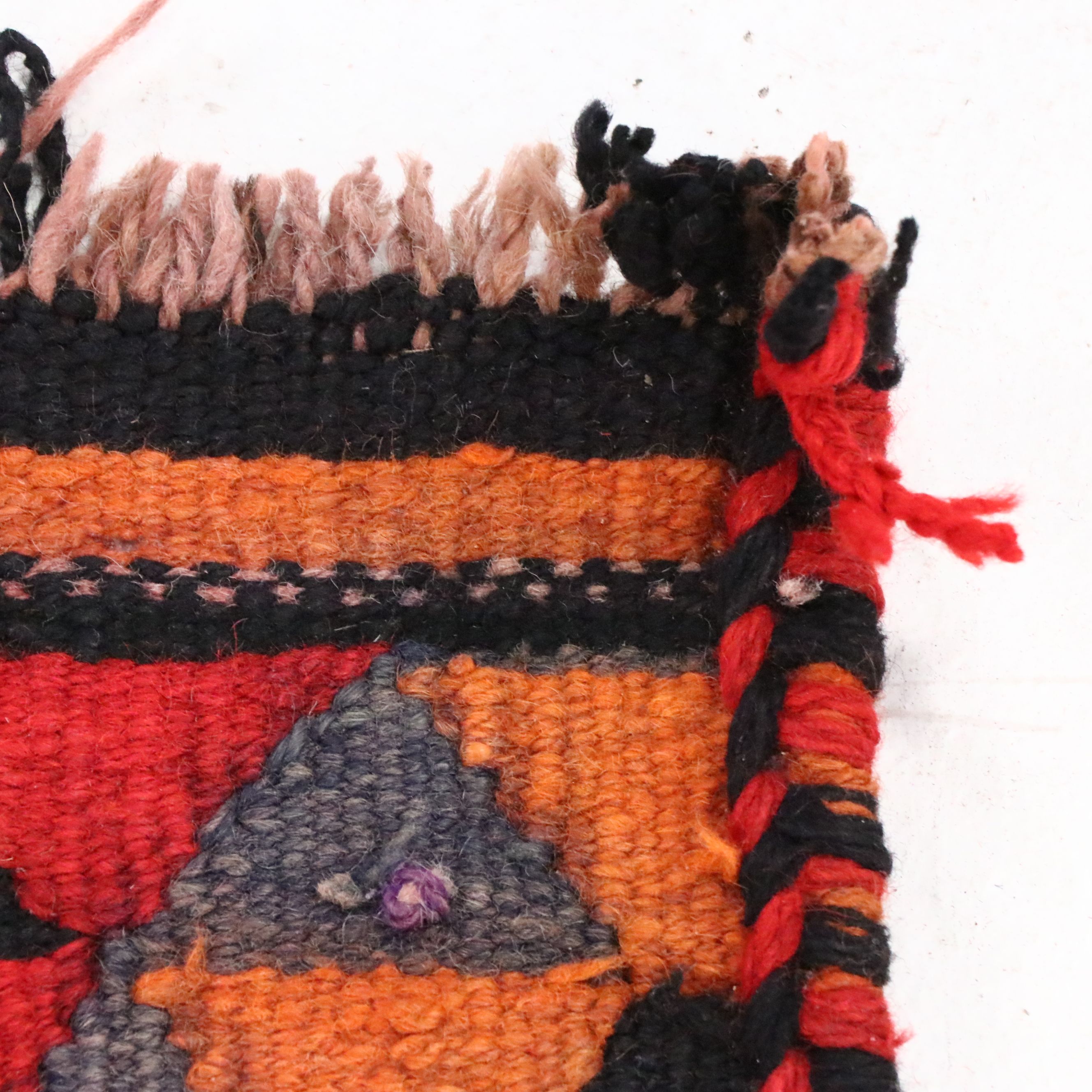 3'4 x 11'8 Hand-Knotted Moroccan Berber Long Rug