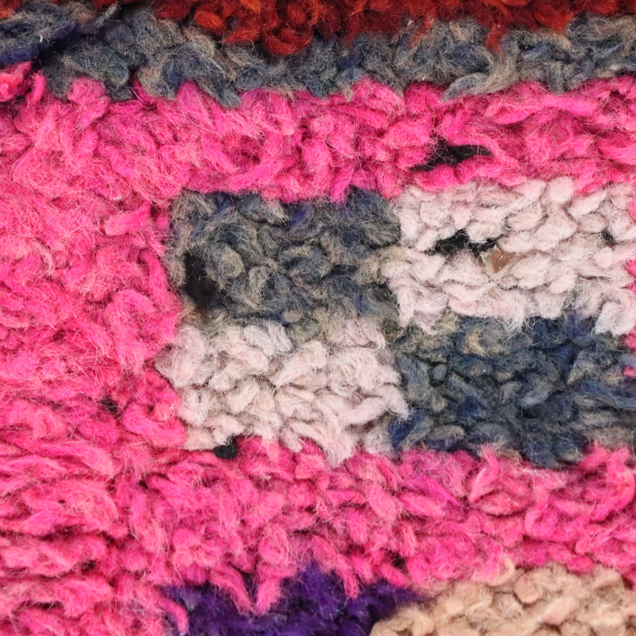 3'4 x 11'8 Hand-Knotted Moroccan Berber Long Rug