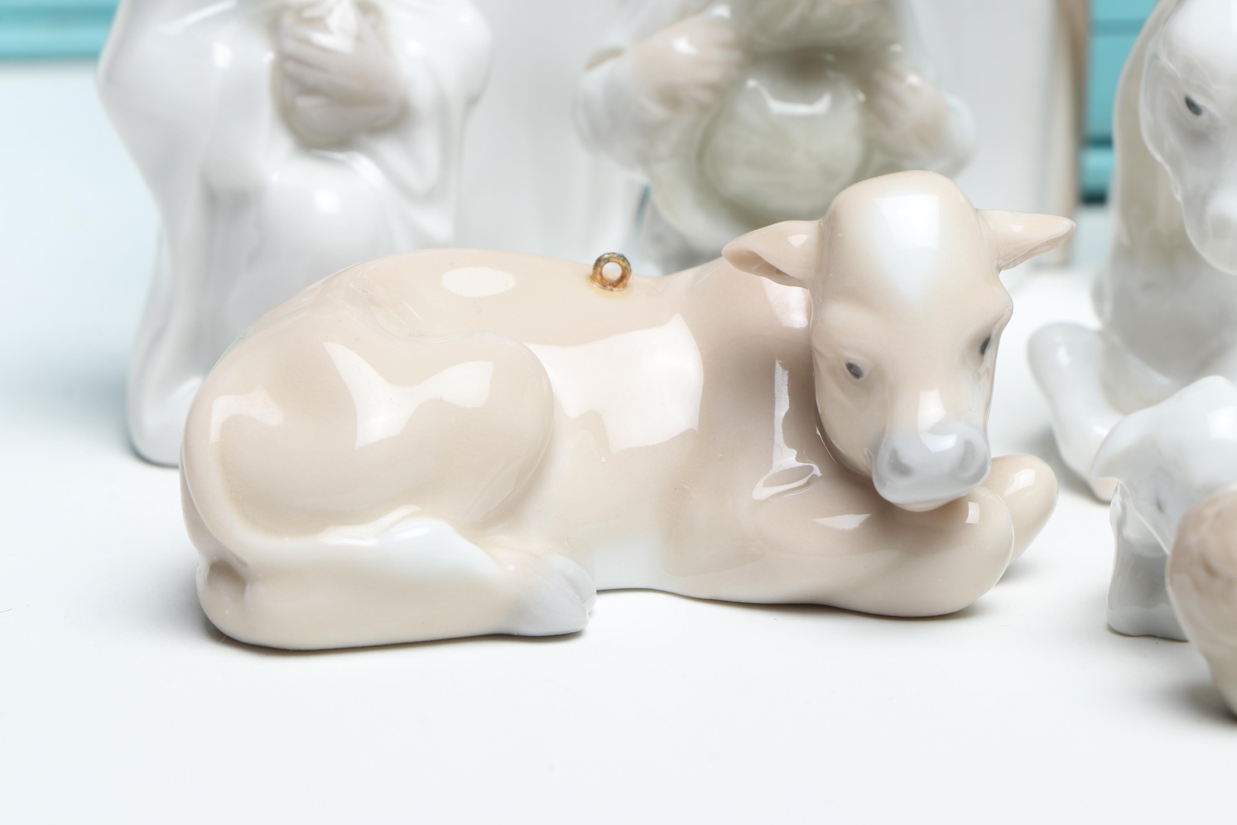 Lladró Porcelain Christmas Tree Ornaments