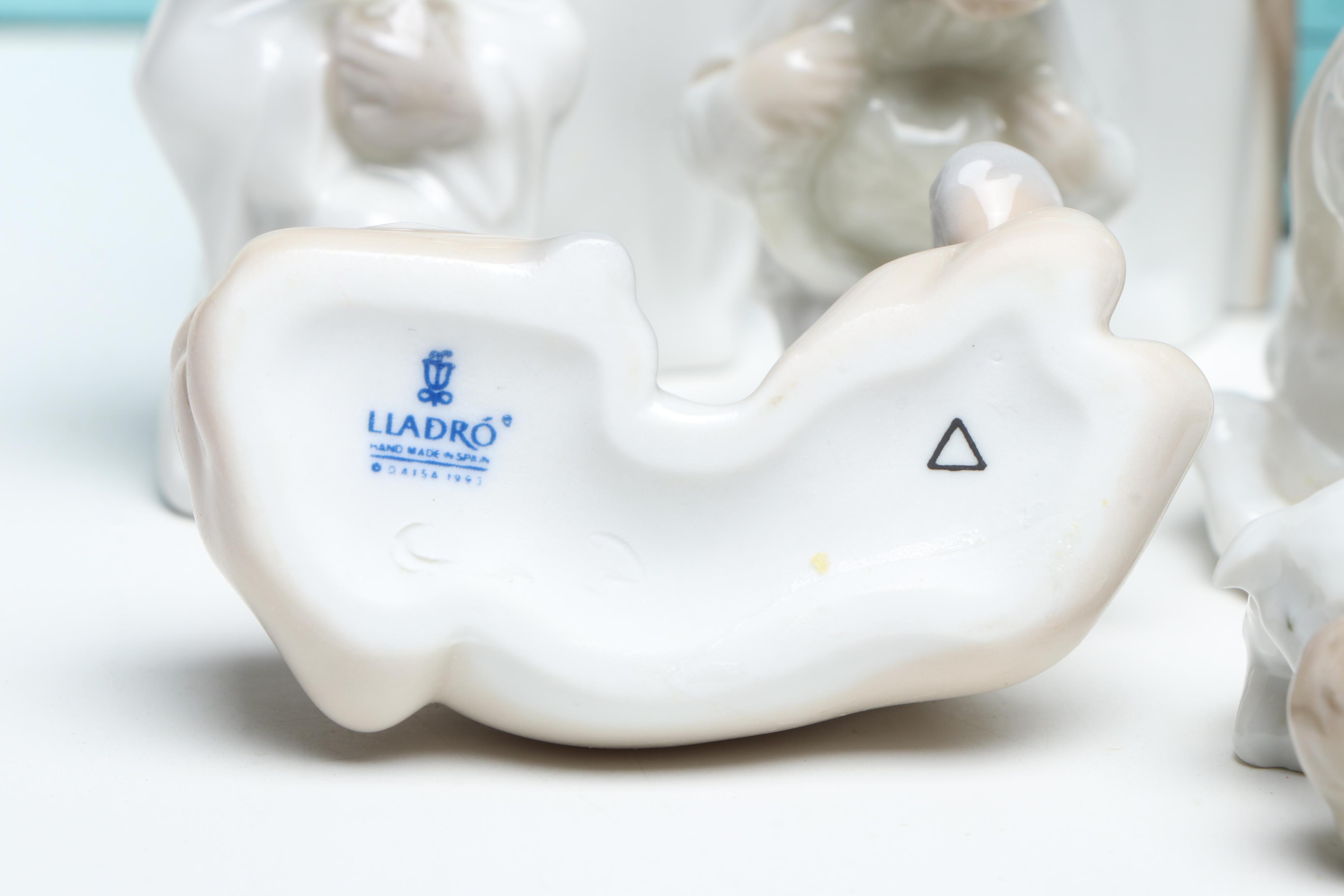 Lladró Porcelain Christmas Tree Ornaments