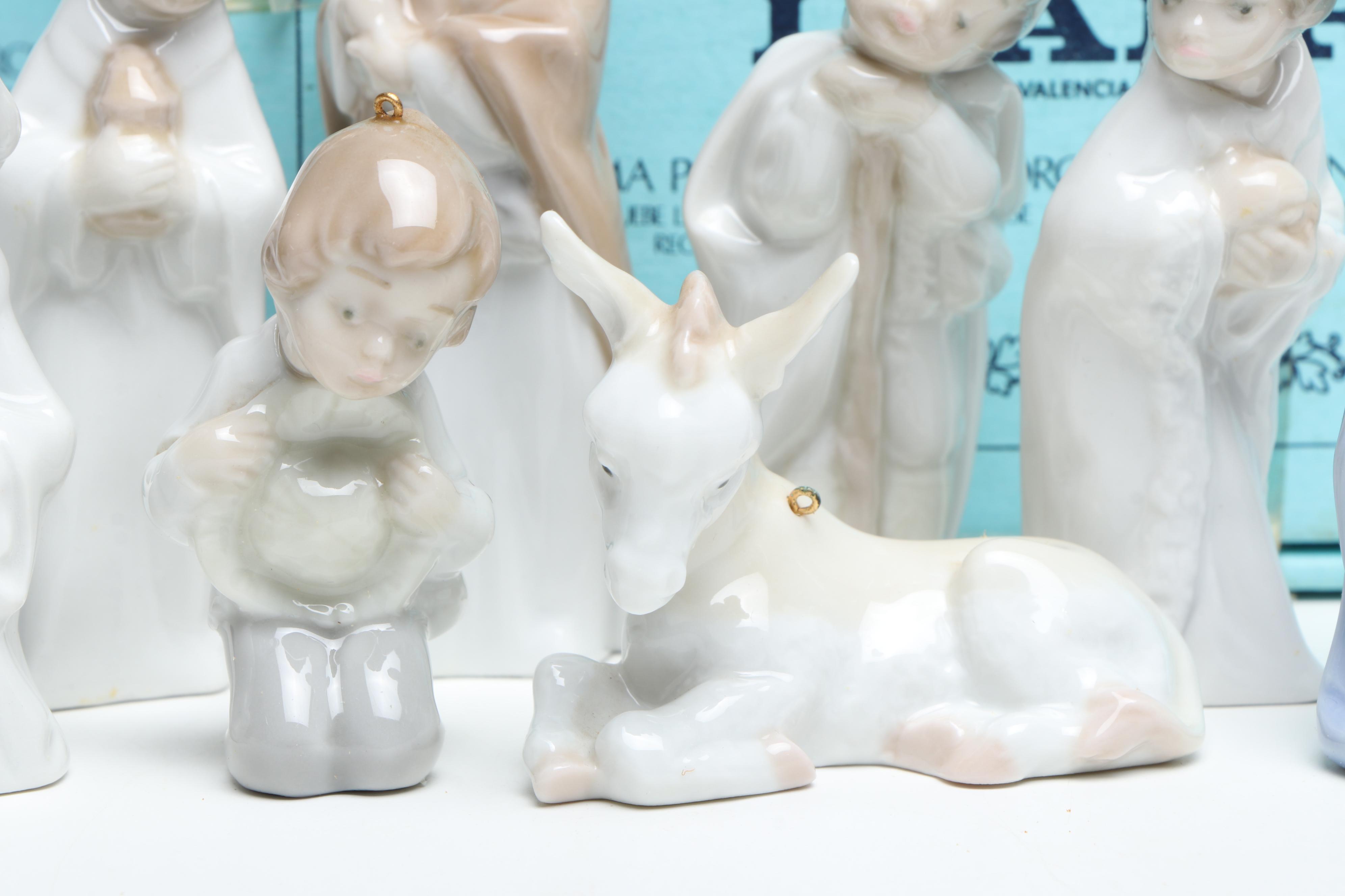 Lladró Porcelain Christmas Tree Ornaments