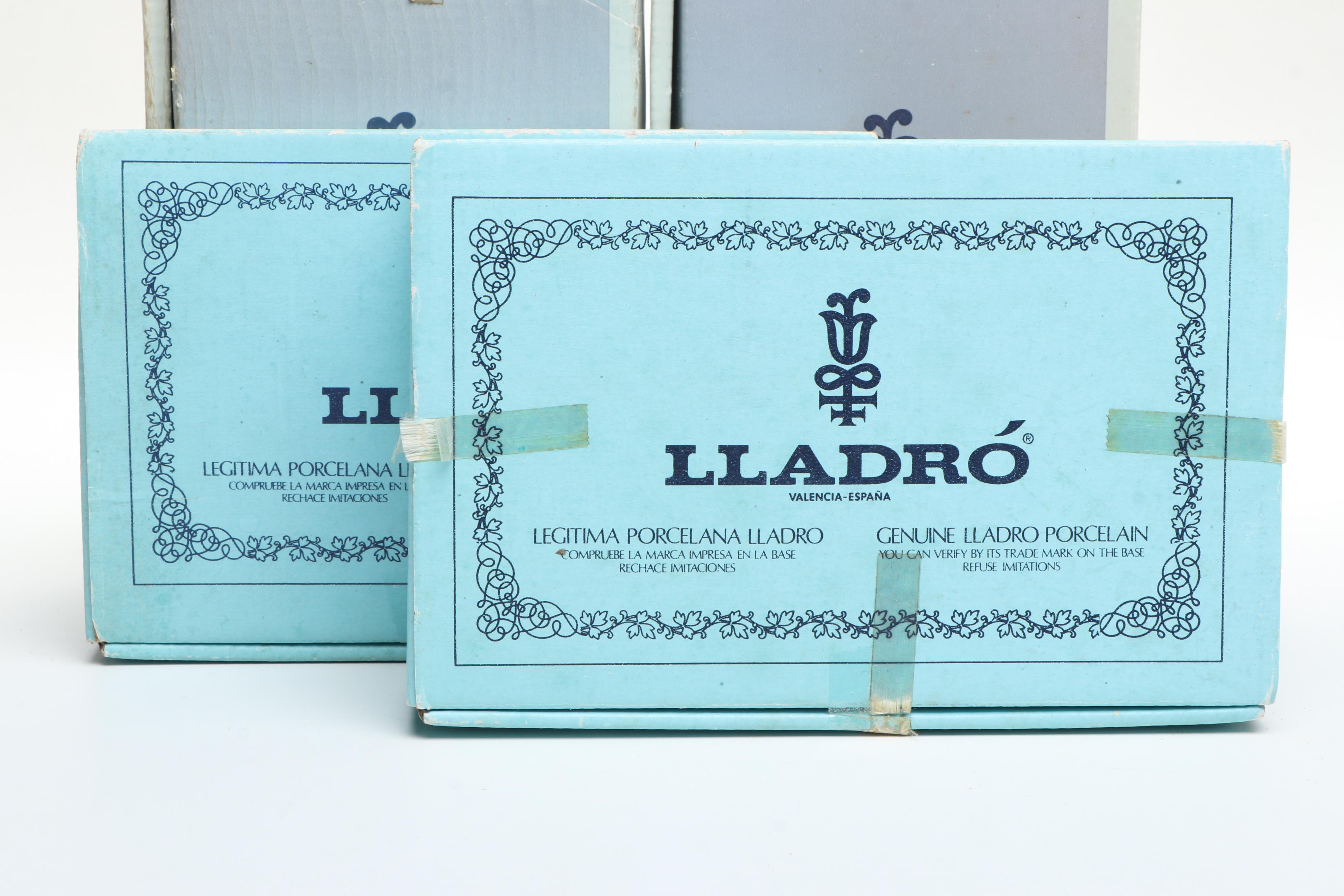 Lladró Porcelain Christmas Tree Ornaments