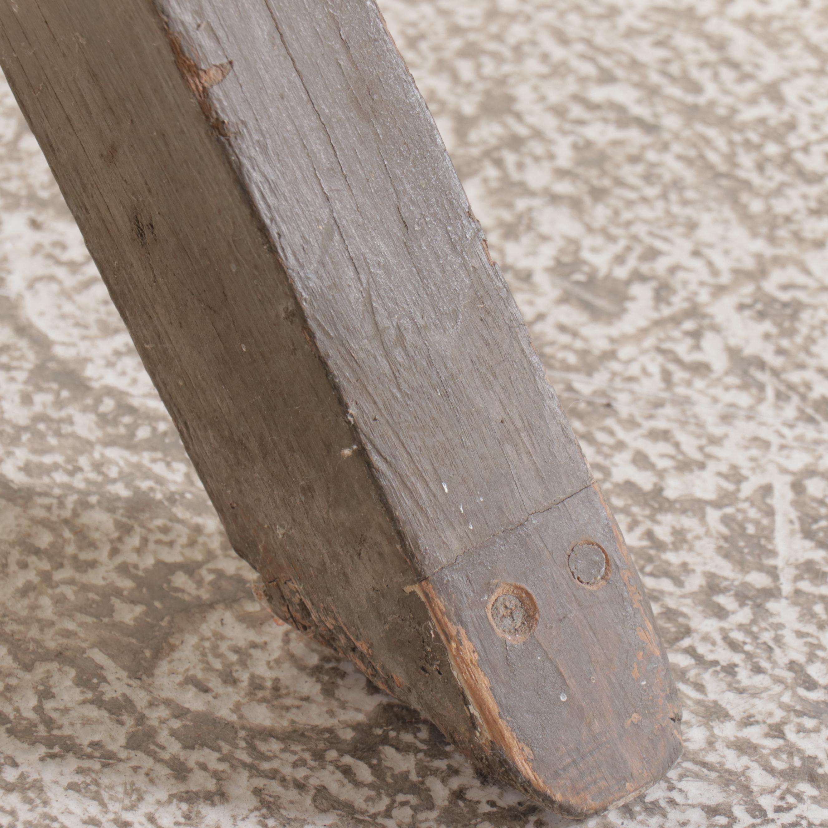 Antique Primitive Style Painted Wooden Table