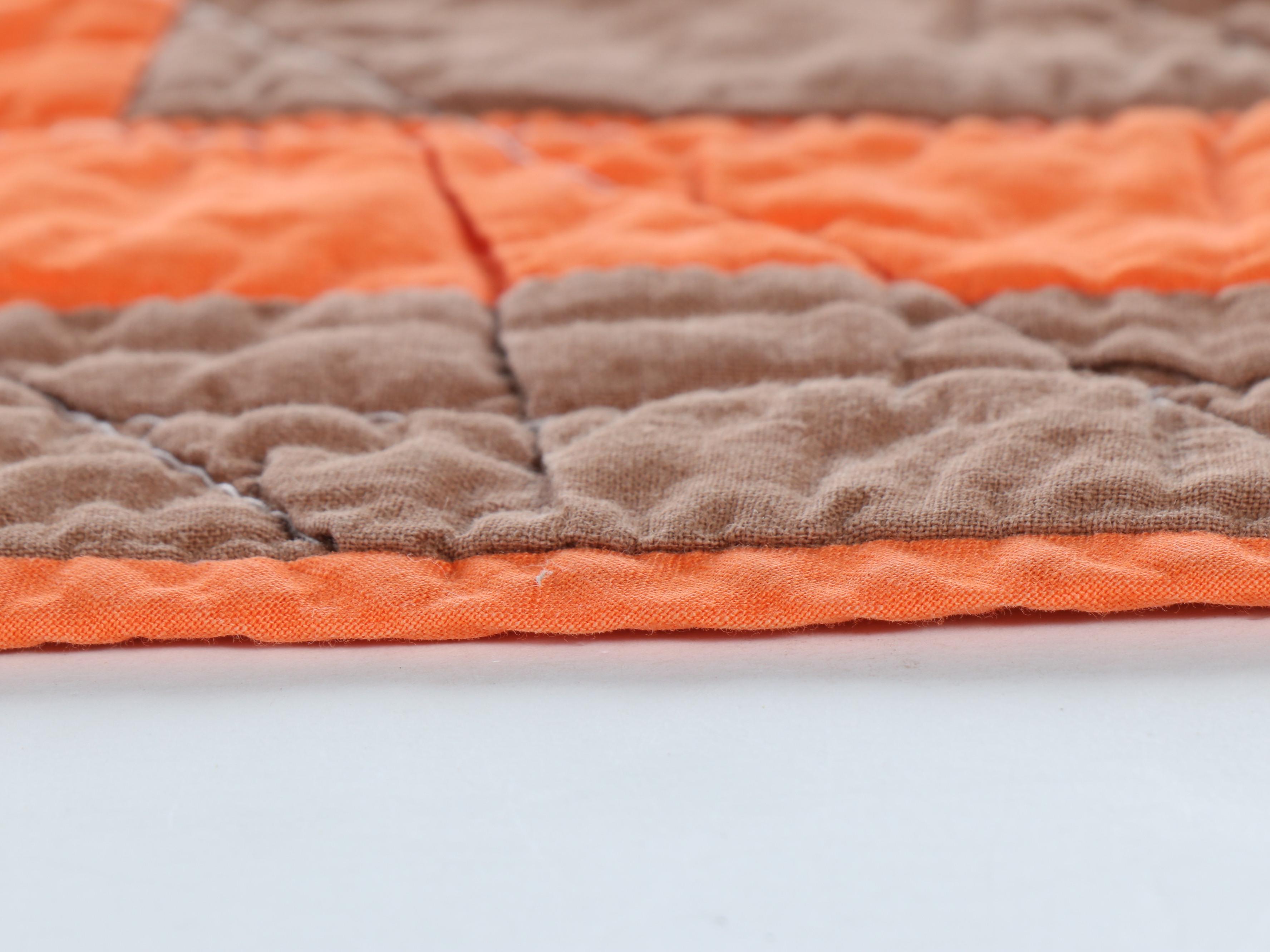 Hand-Pieced "Grandmother's Fan" Quilt