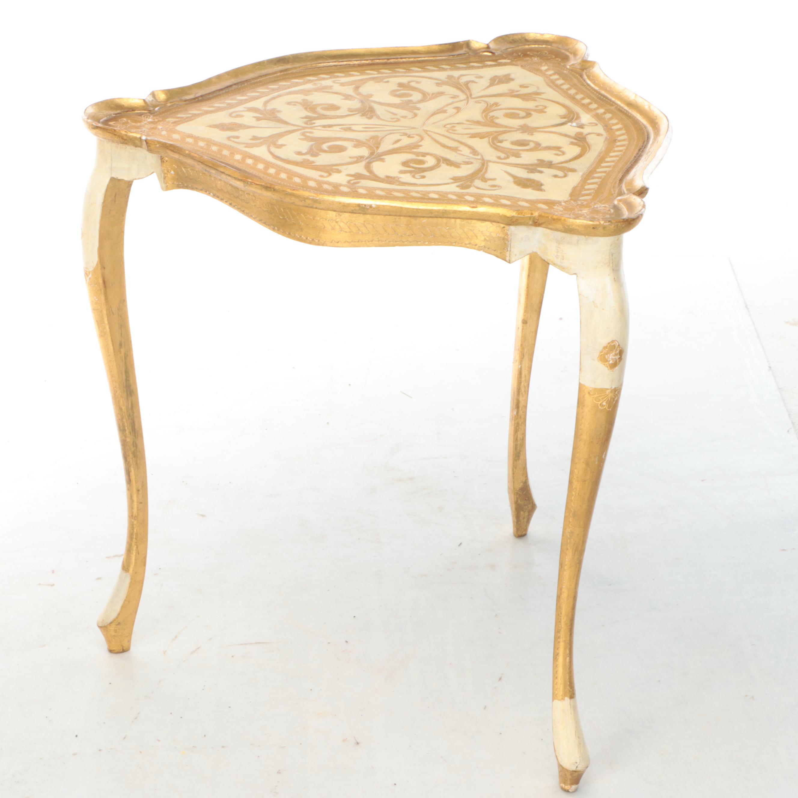 Italian Decorative Crafts Inc. Giltwood Nesting Tables