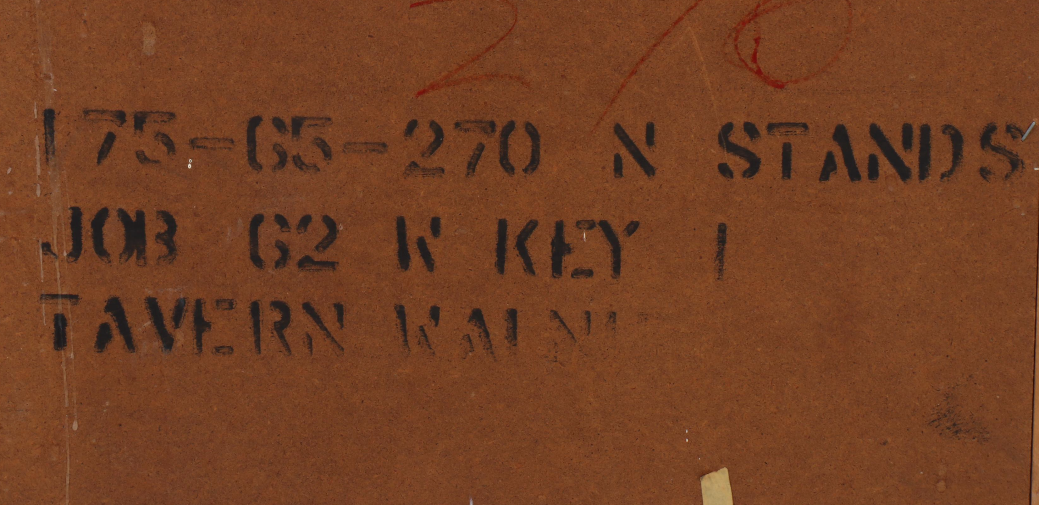 Mid Century Modern Walnut Veneer Two-Drawer Nightstand