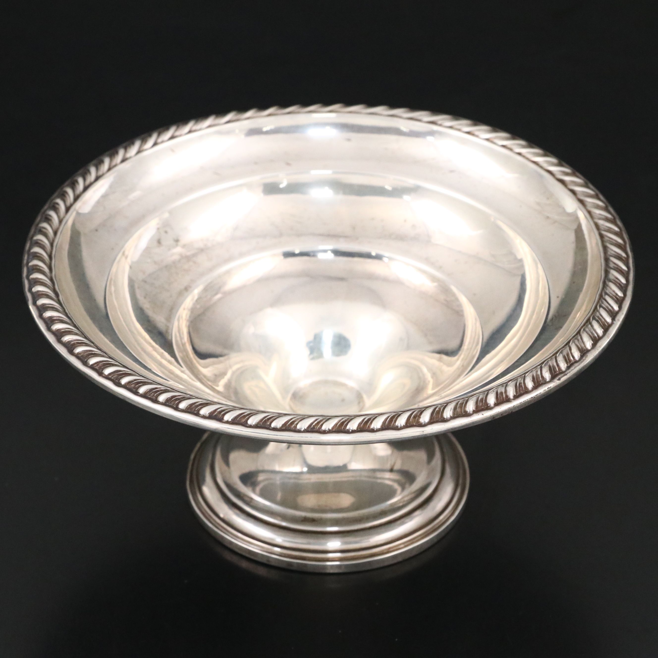 Hamilton with Other Weighted Sterling Footed Compotes, Early to Mid-20th Century