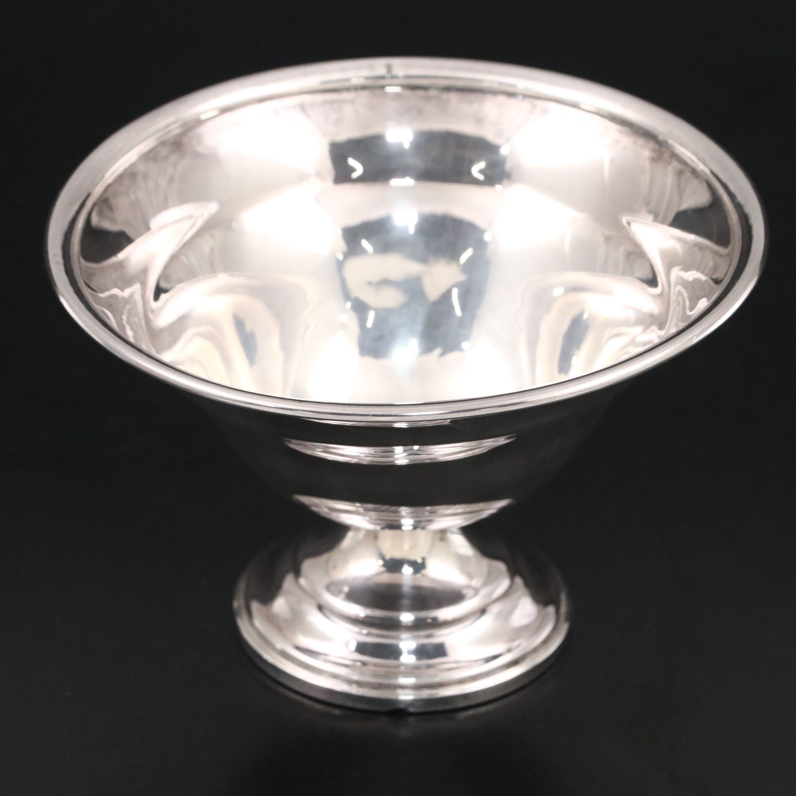 Hamilton with Other Weighted Sterling Footed Compotes, Early to Mid-20th Century