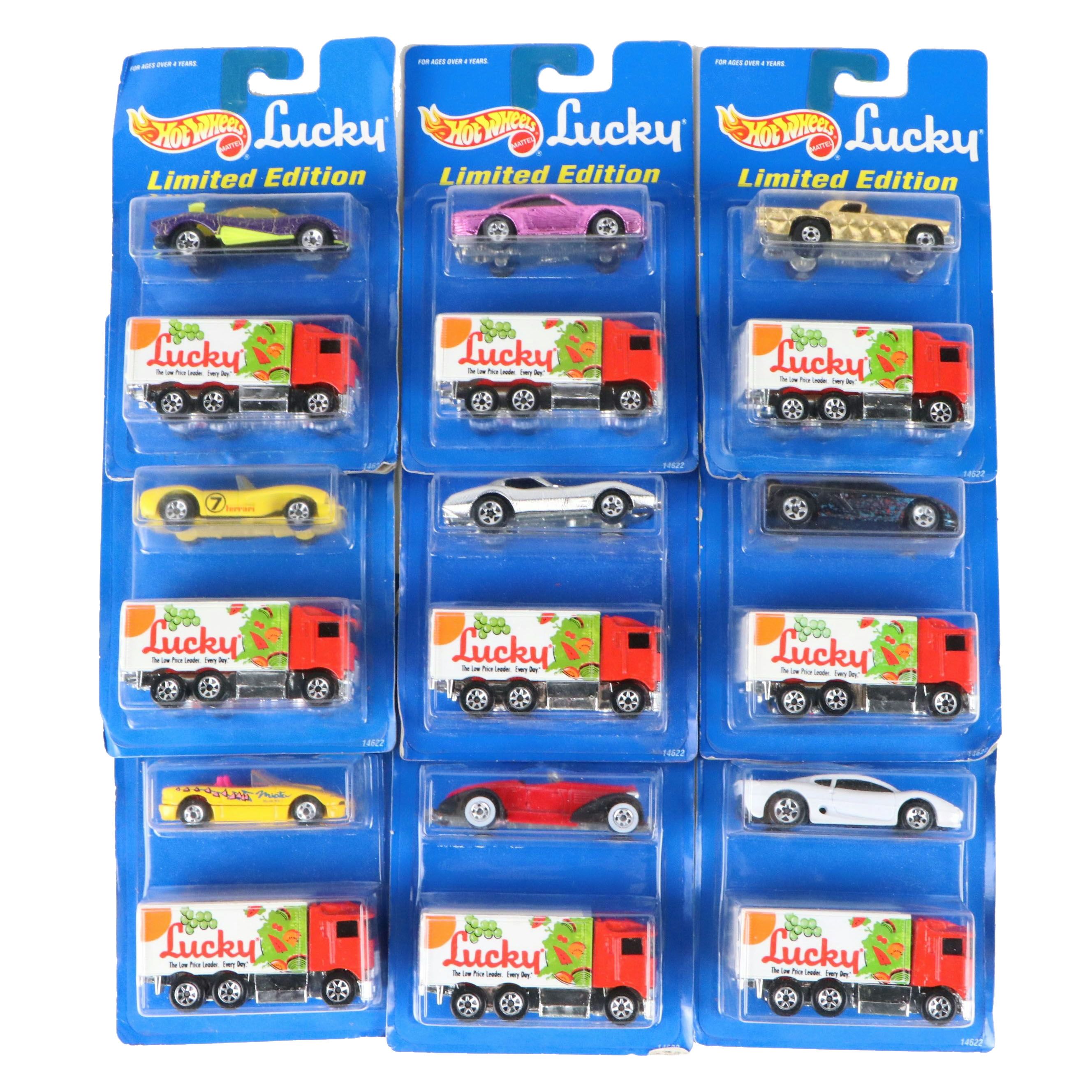 Hot Wheels Limited Edition Lucky Two-Pack Toy Car Sets