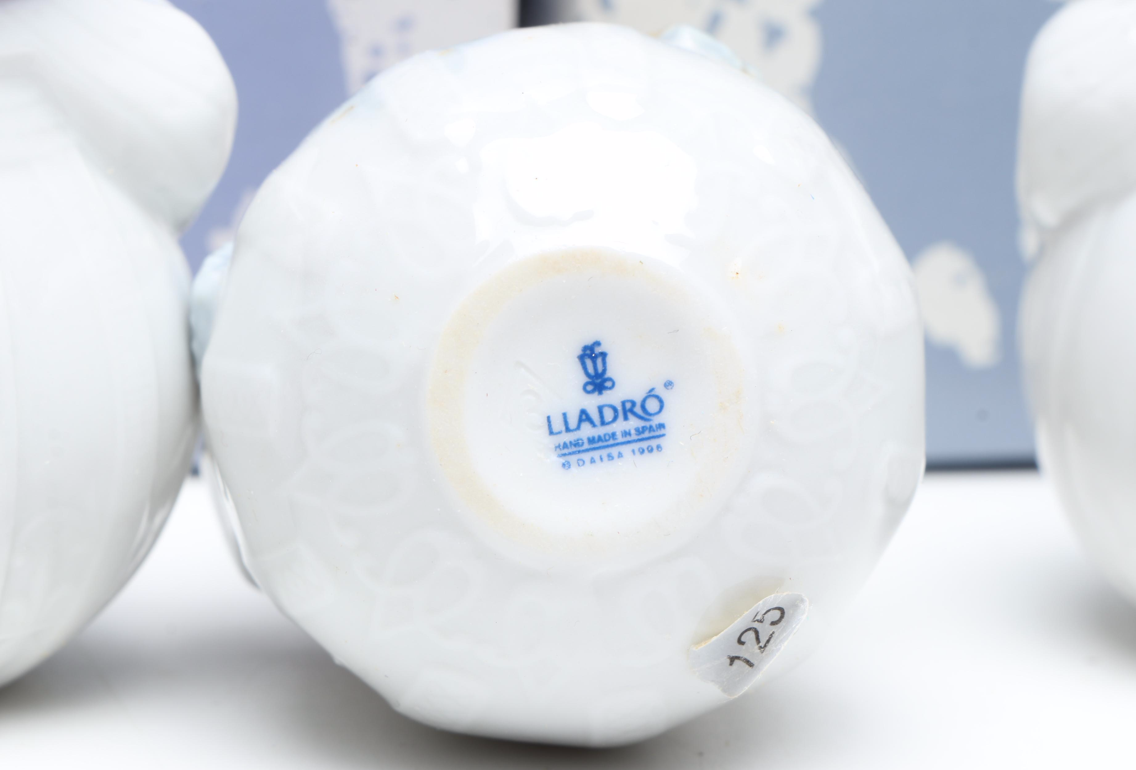 Lladró "King Melchor" and "King Gaspar" Porcelain Ornaments