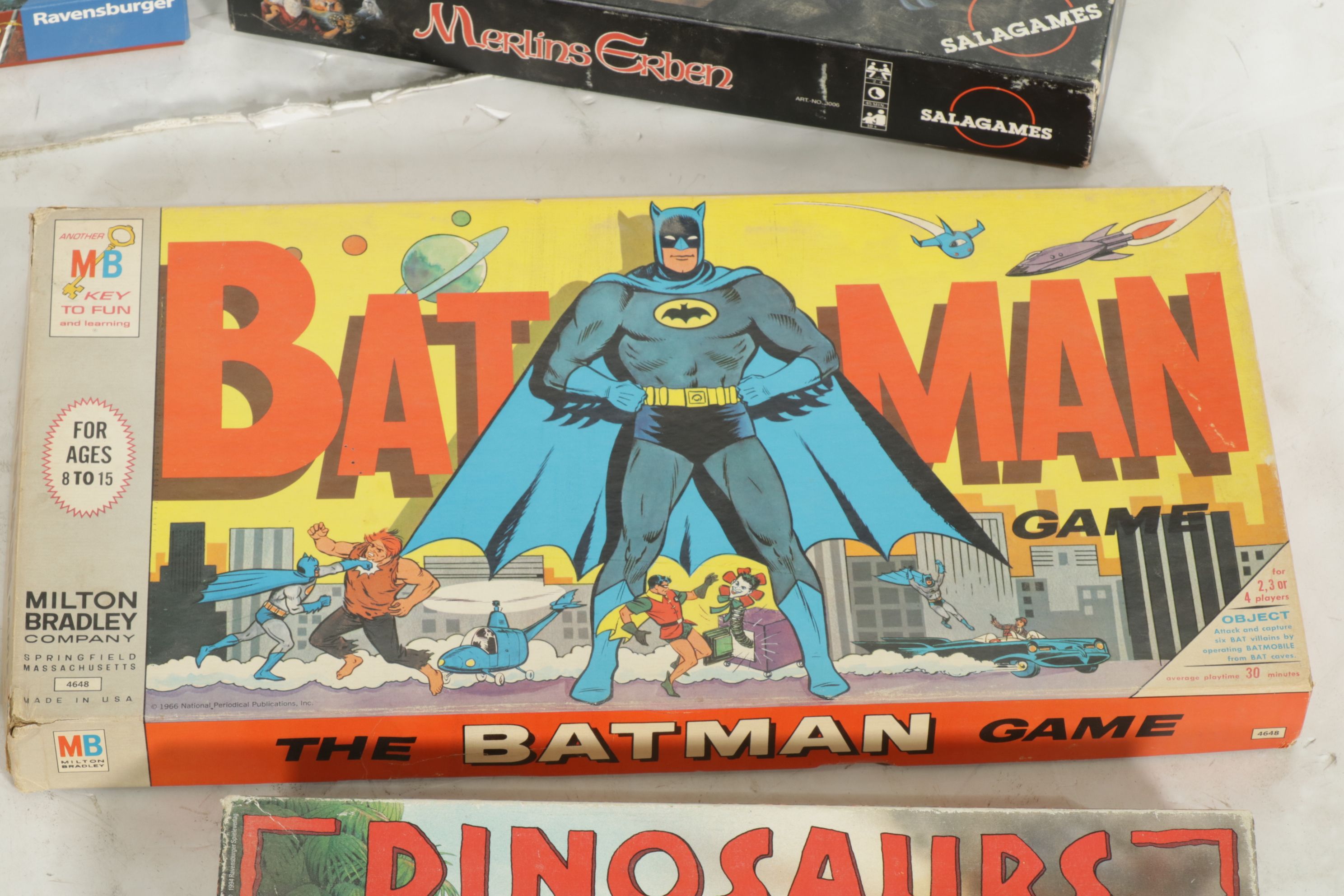 "Robin Hood", "King Arthur", "The Batman" & Other Adventure Board Games, 20th C.