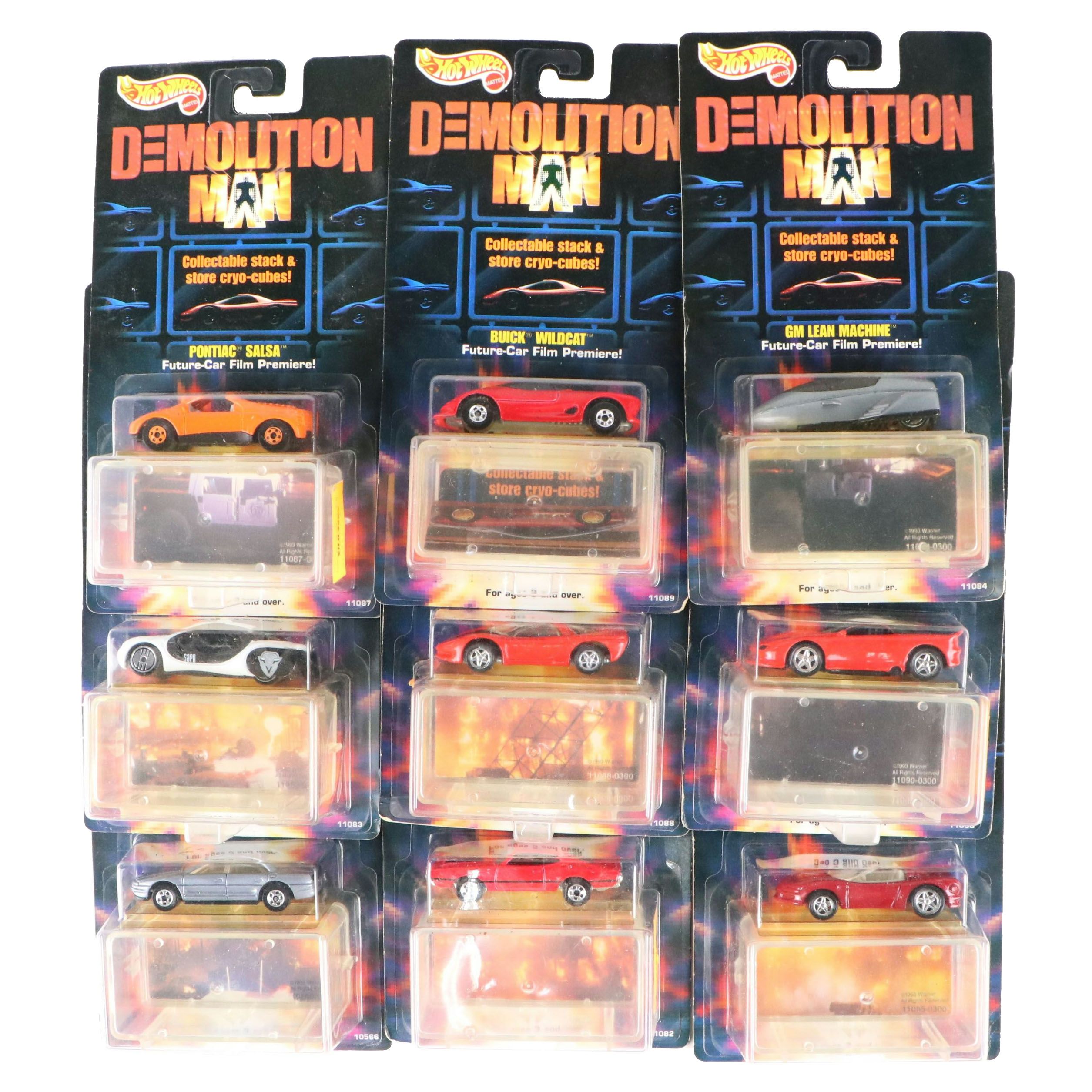 Hot Wheels "Buick Wildcat" and More Demolition Man Toy Cars, 1993