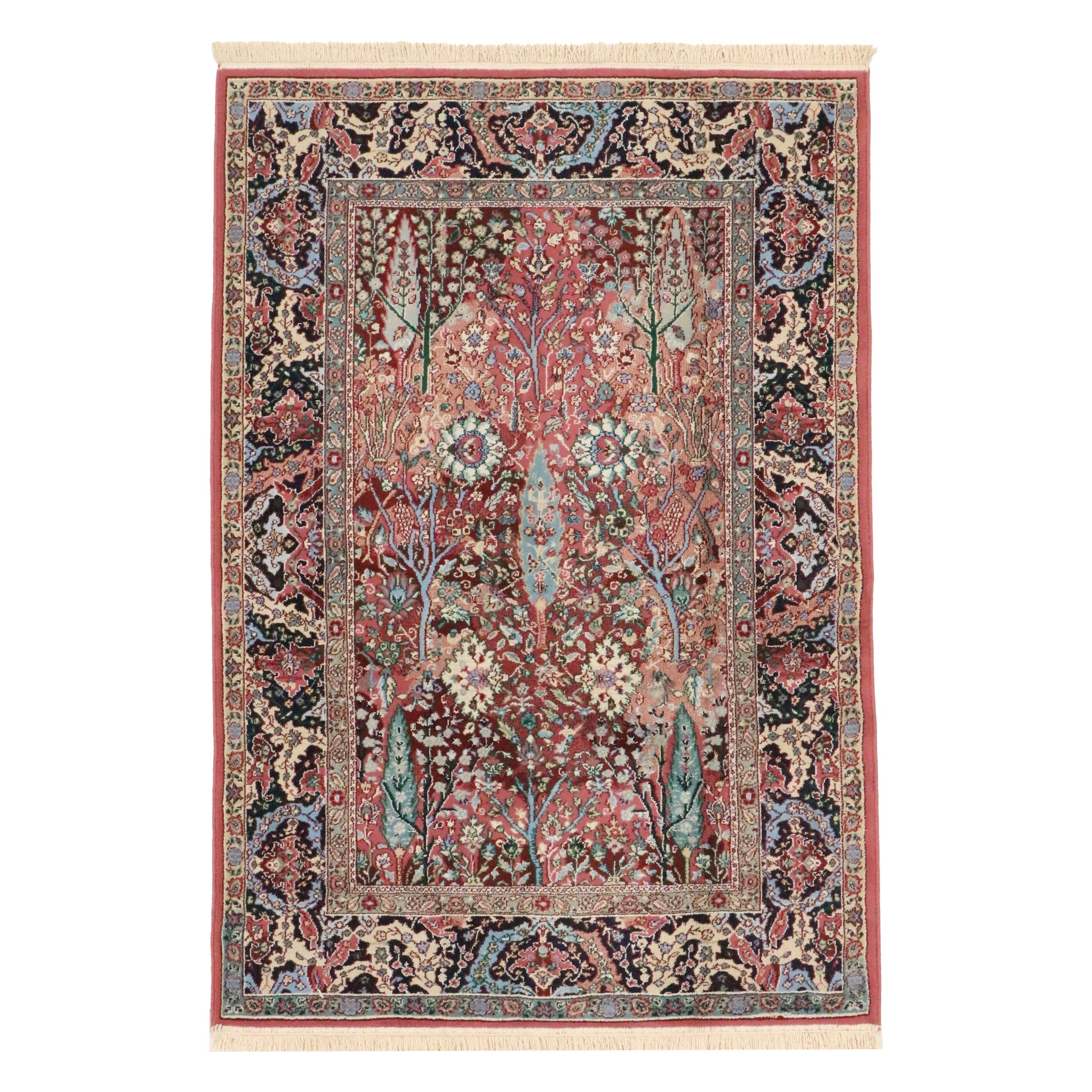 5'2 x 8' Machine Made Marquesa Kashmar Style Area Rug