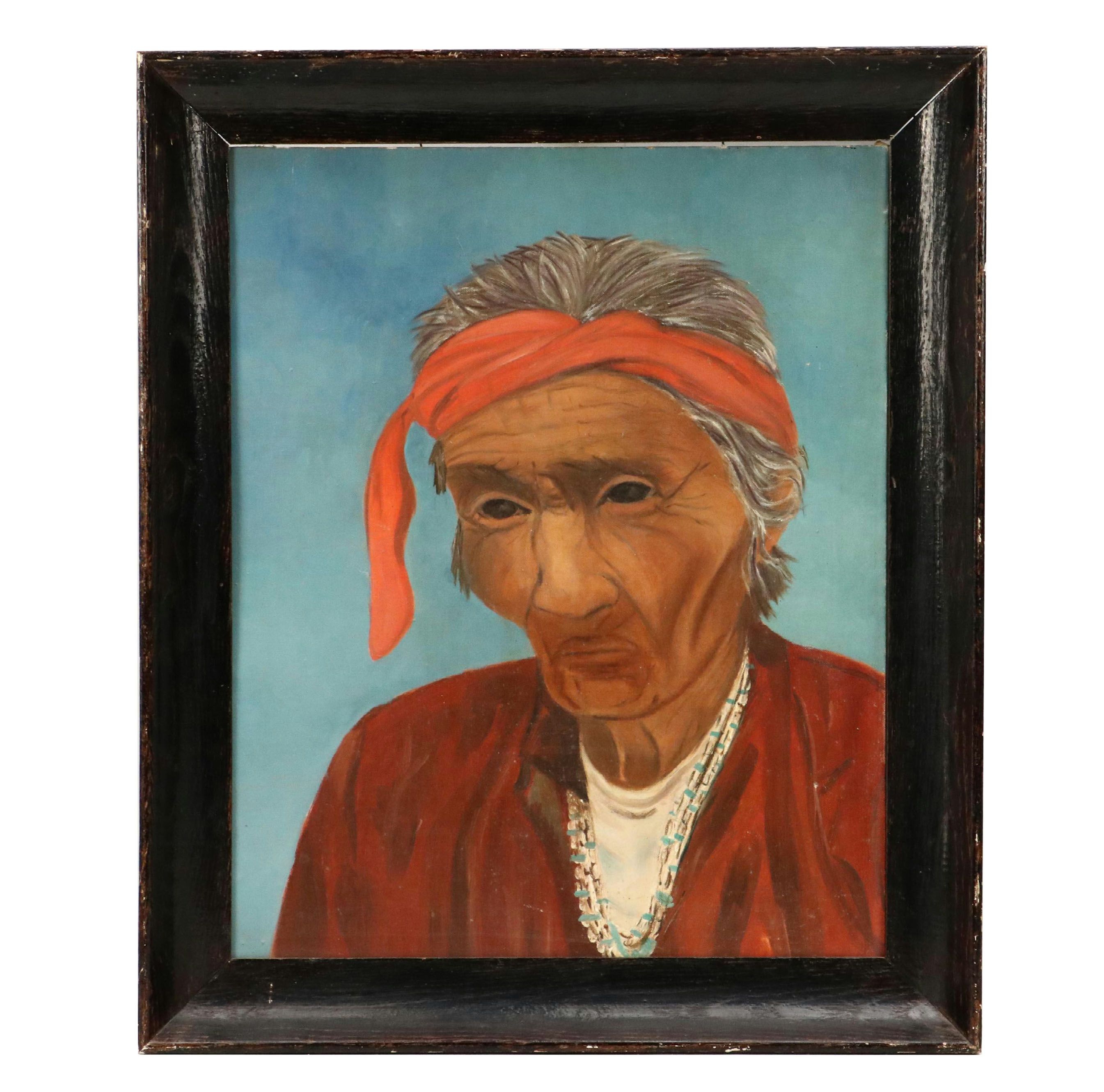 Duncan Portrait Oil Painting "Age," 1964
