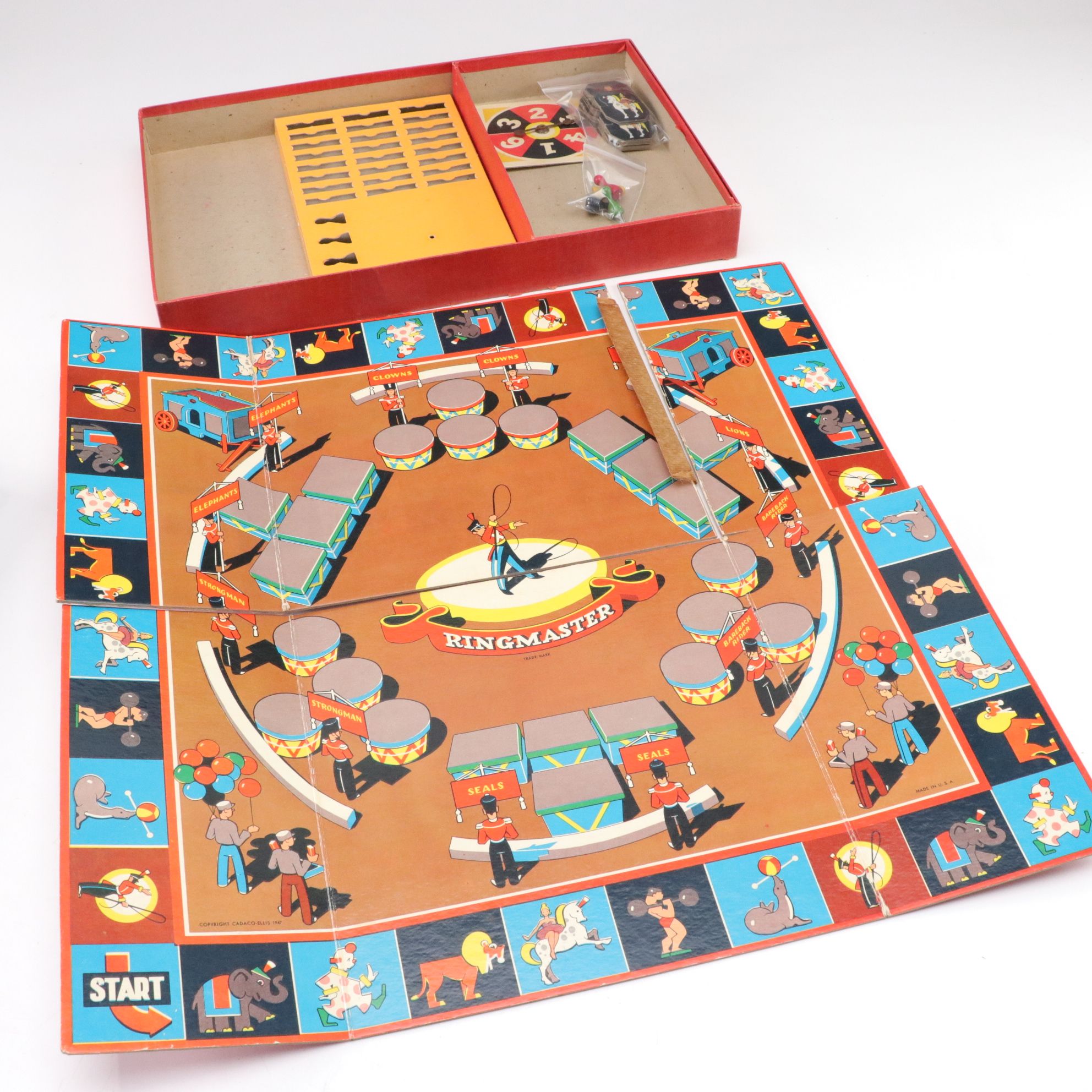 "Flap Jacks" and "Penguin Pile-Up" in Set of Carnival and Other Board Games
