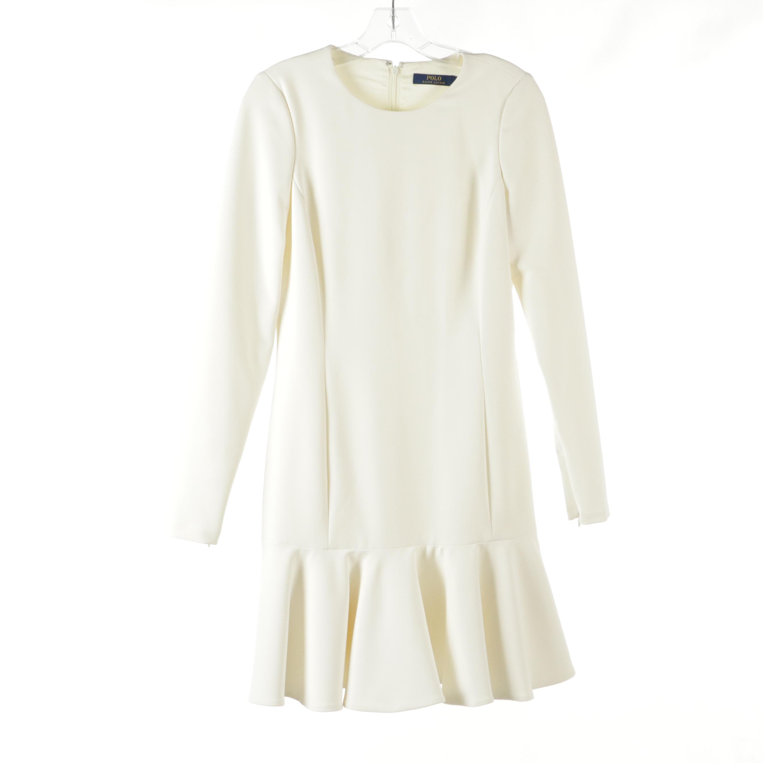 Theory Navy Blue Wool Cocktail, Polo Ralph Lauren Drop Flare Waist & Other Dress