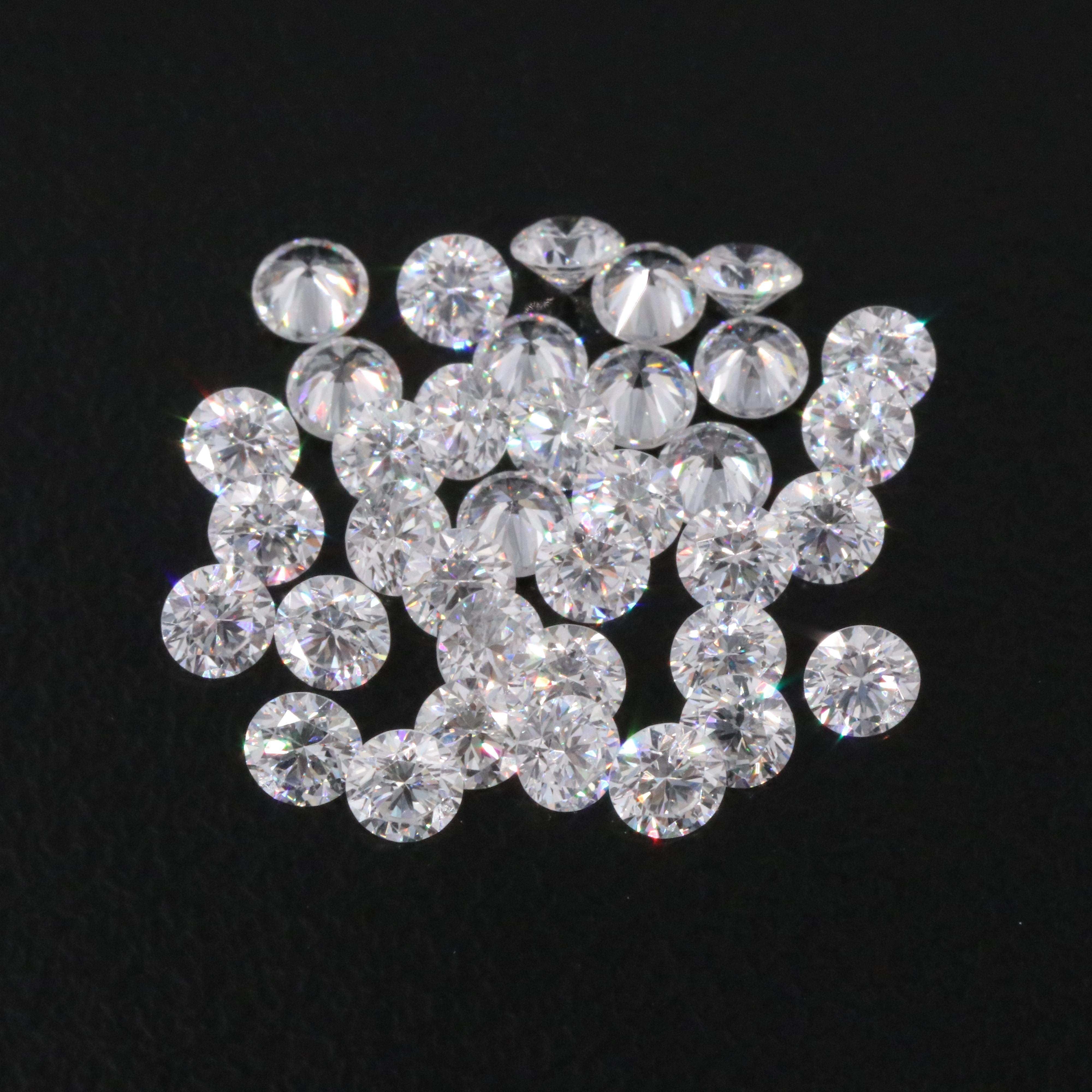 Loose 3.68 CTW Lab Grown Diamond Lot