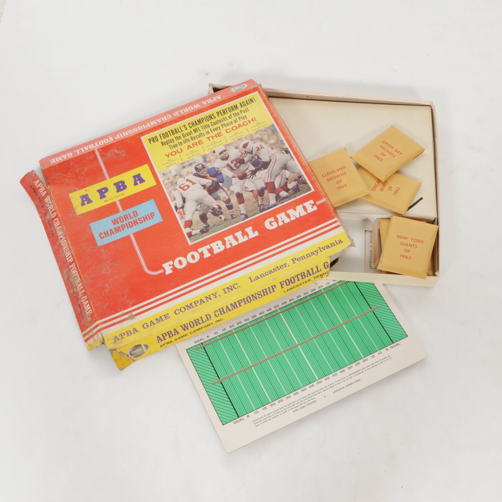 "Samsonite Football Game" and Other Football Board Games, Mid-Late 20th Cen.