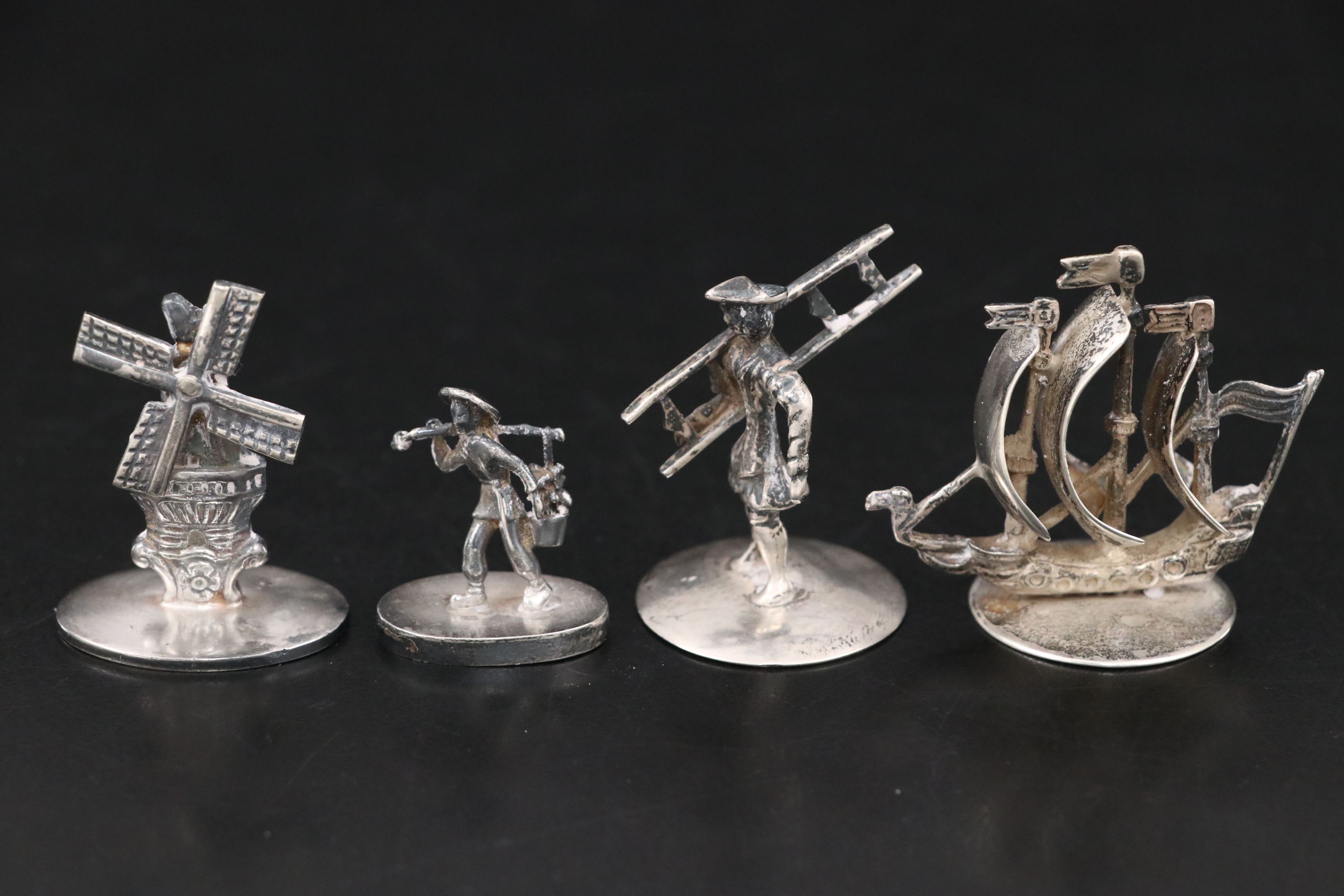 European with Other Sterling and Silver Figurines, 20th Century