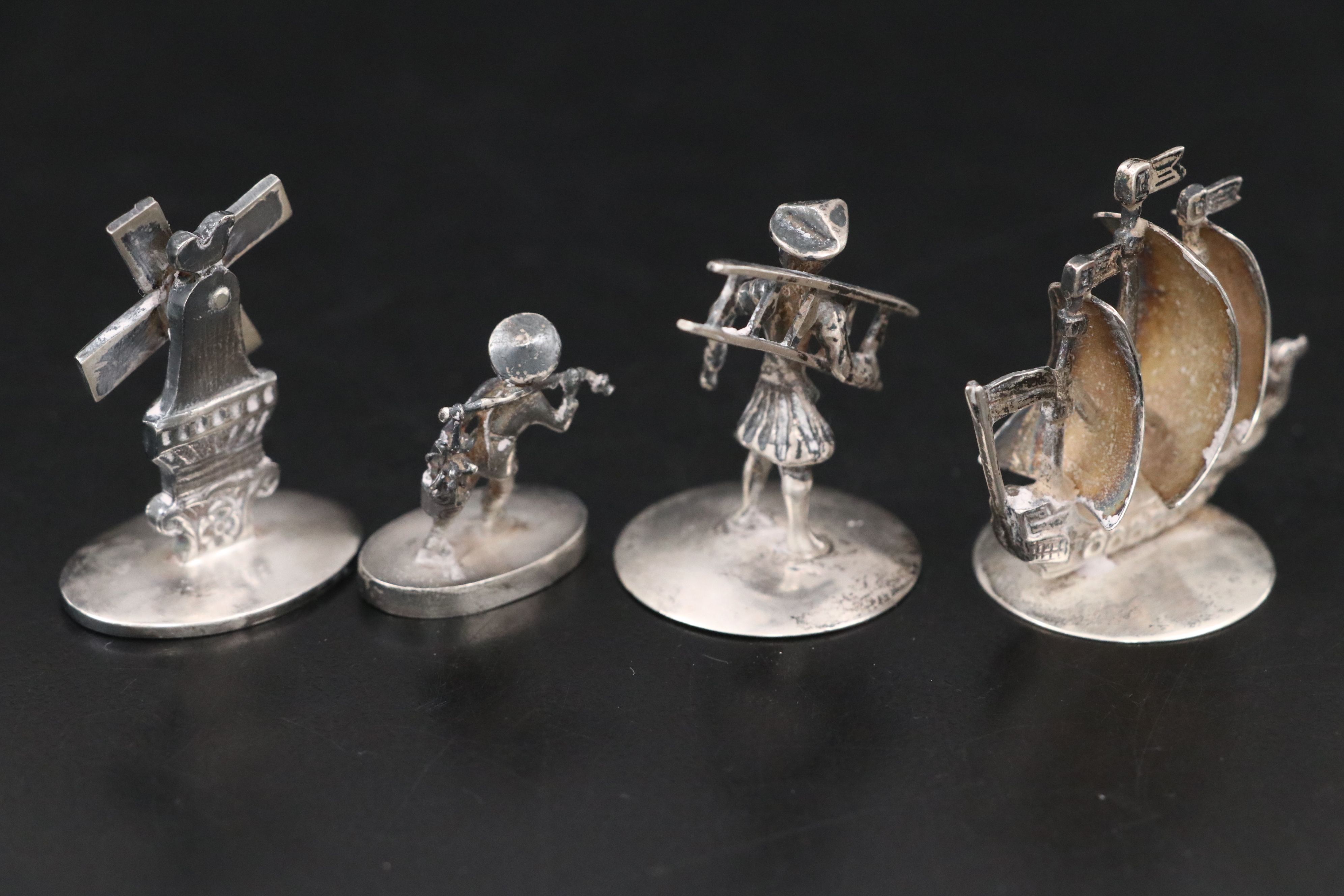 European with Other Sterling and Silver Figurines, 20th Century