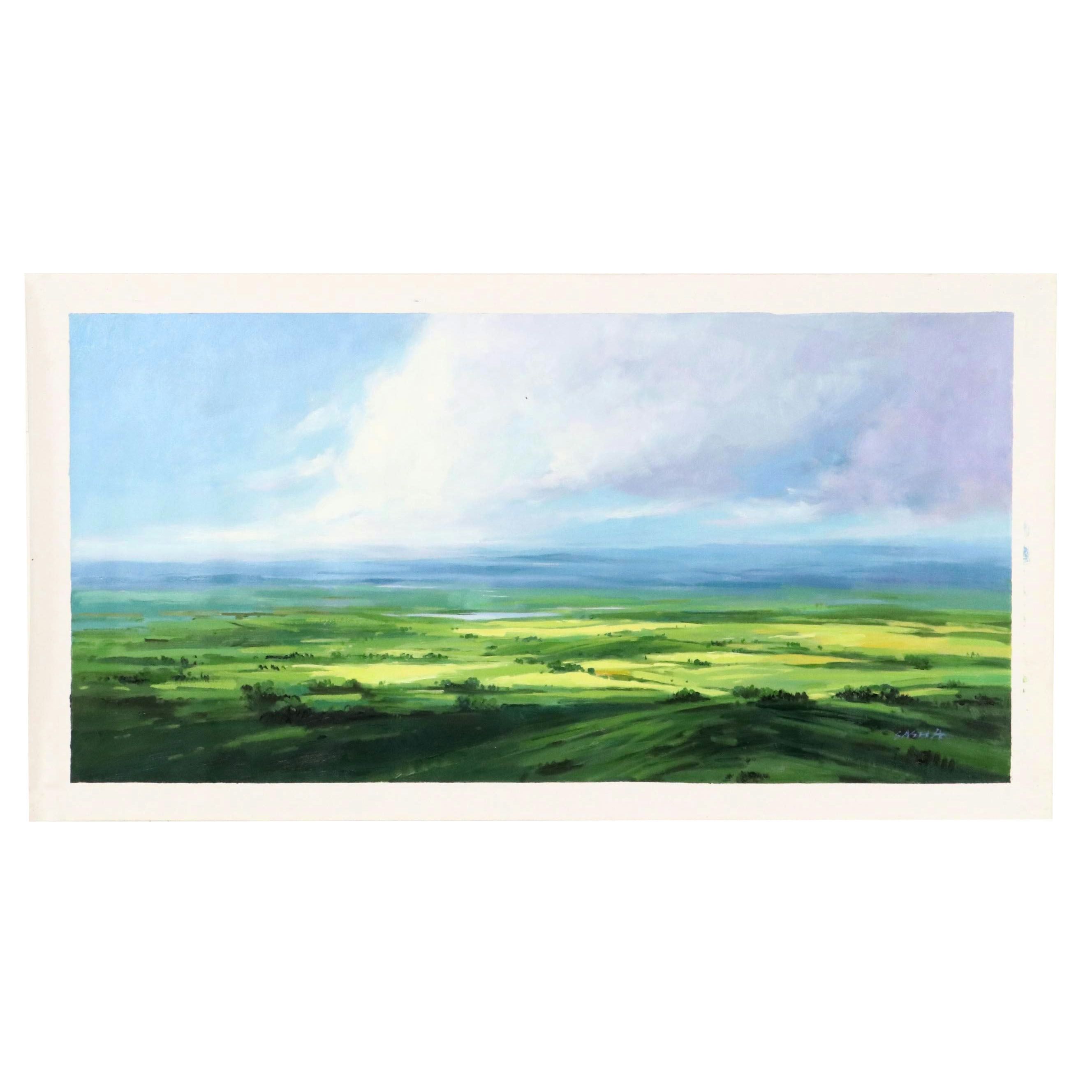 Sasha Landscape Oil Painting, 21st Century