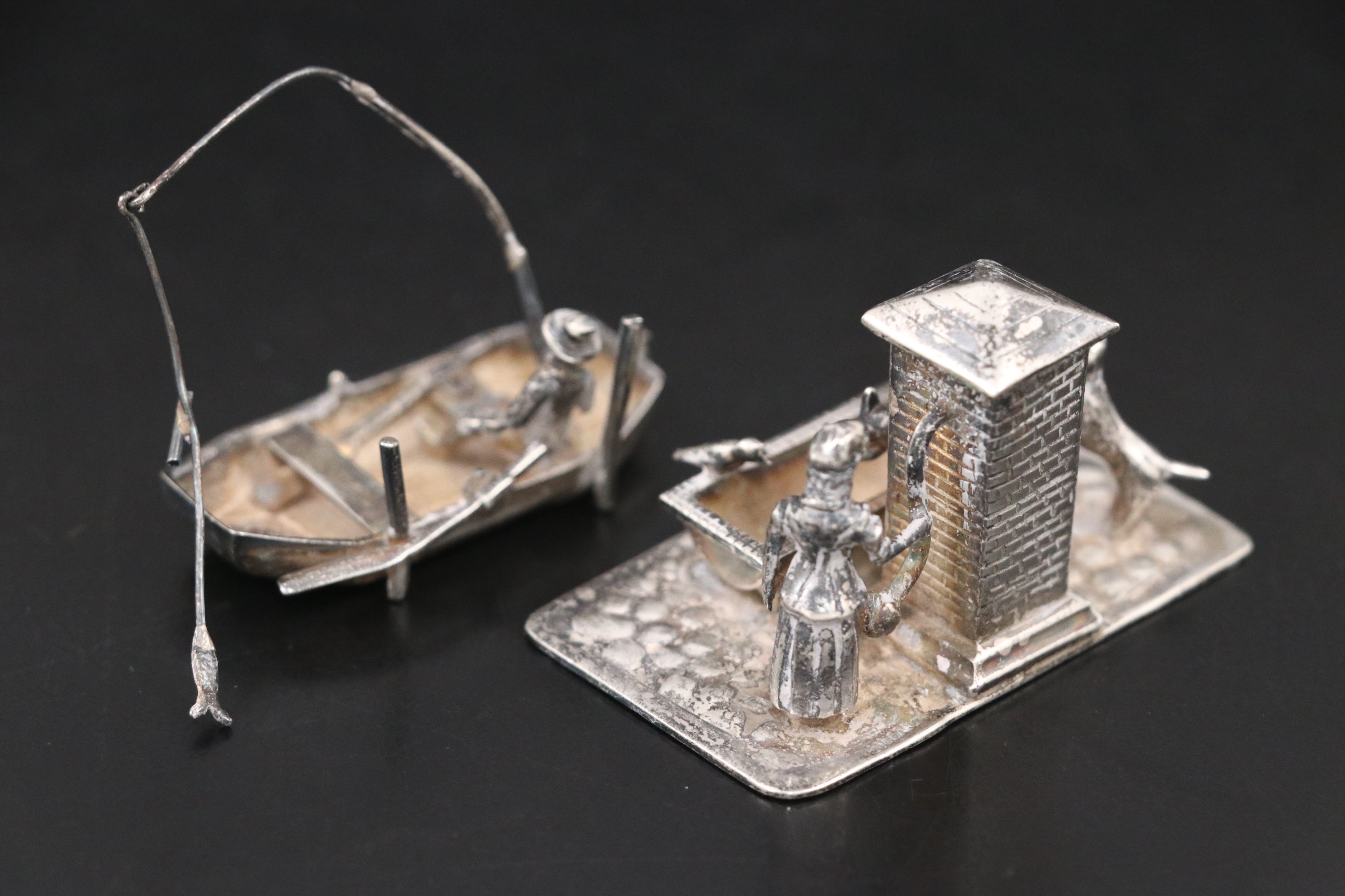 European with Other Sterling and Silver Figurines, 20th Century