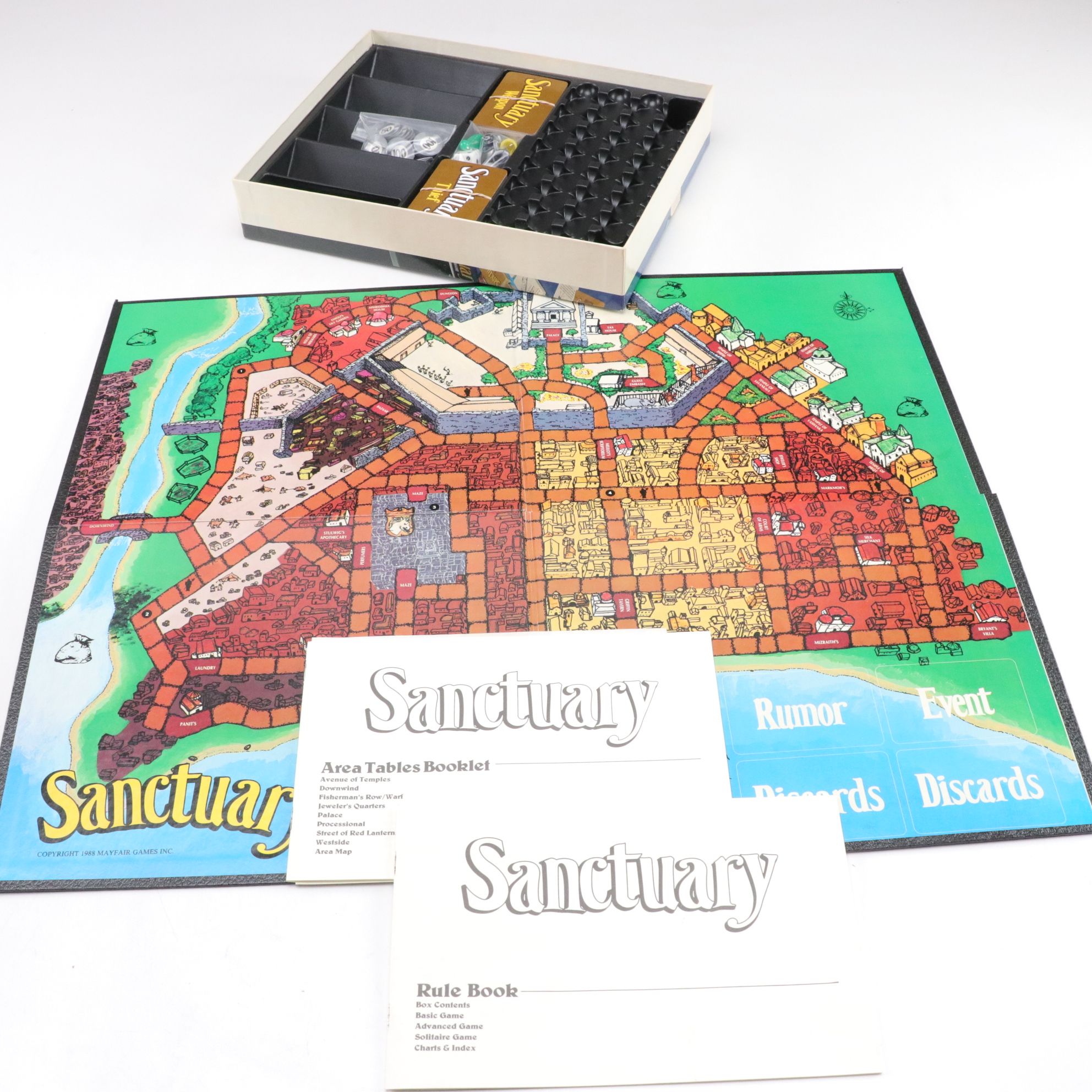 Arabian Nights Flying Carpet Game, Sanctuary, and Other Role Playing Games