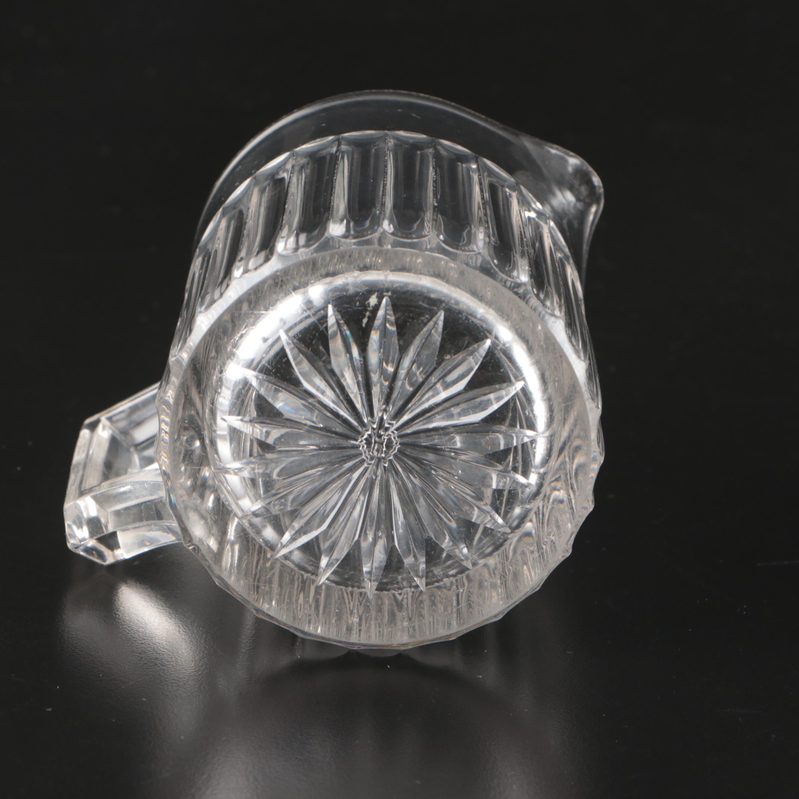 Heisey Creamers and Cruets with Other Glass Tableware, 20th Century