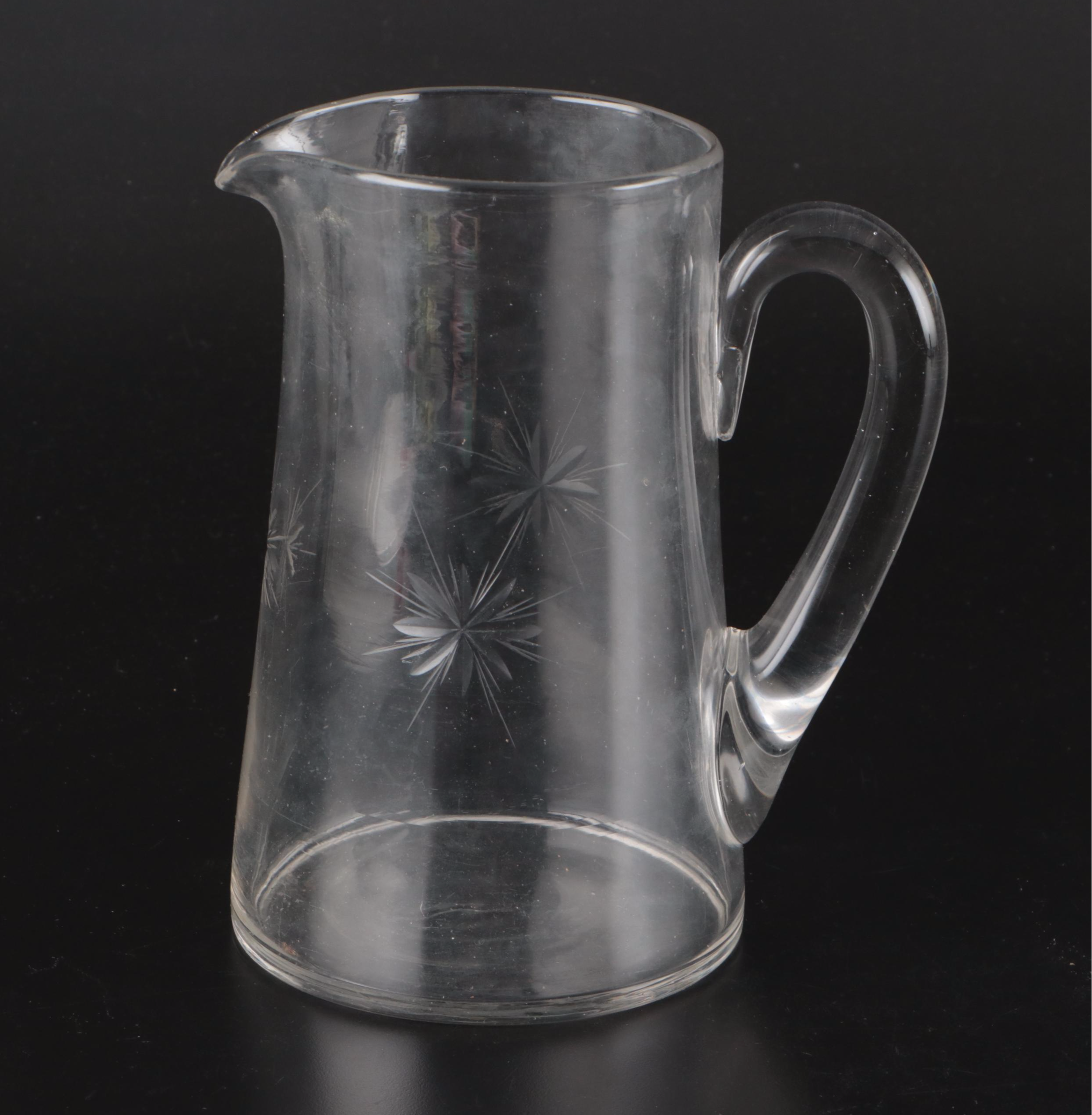 Heisey Creamers and Cruets with Other Glass Tableware, 20th Century