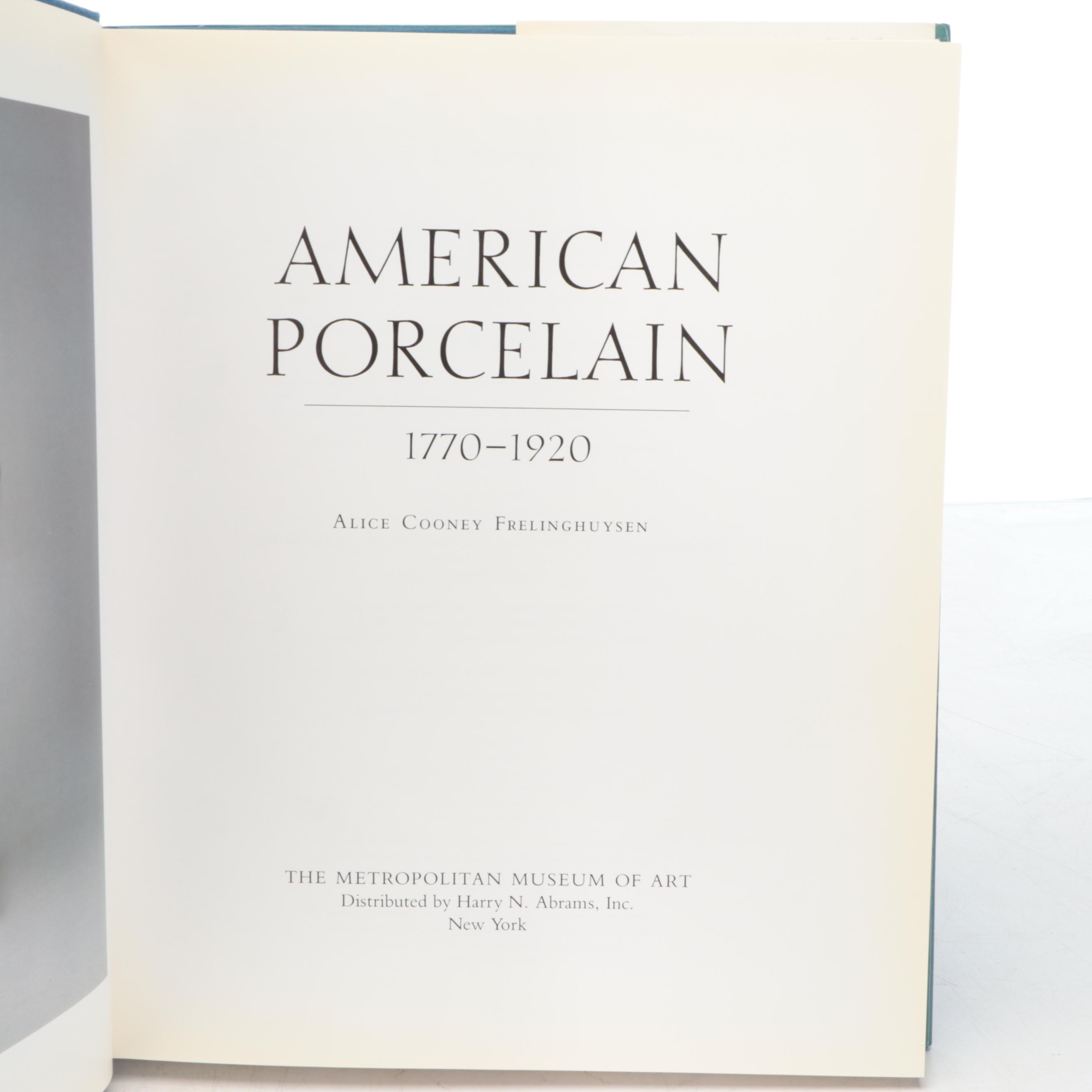 "George Washington's Chinaware" by Susan Detweiler and More Reference Books