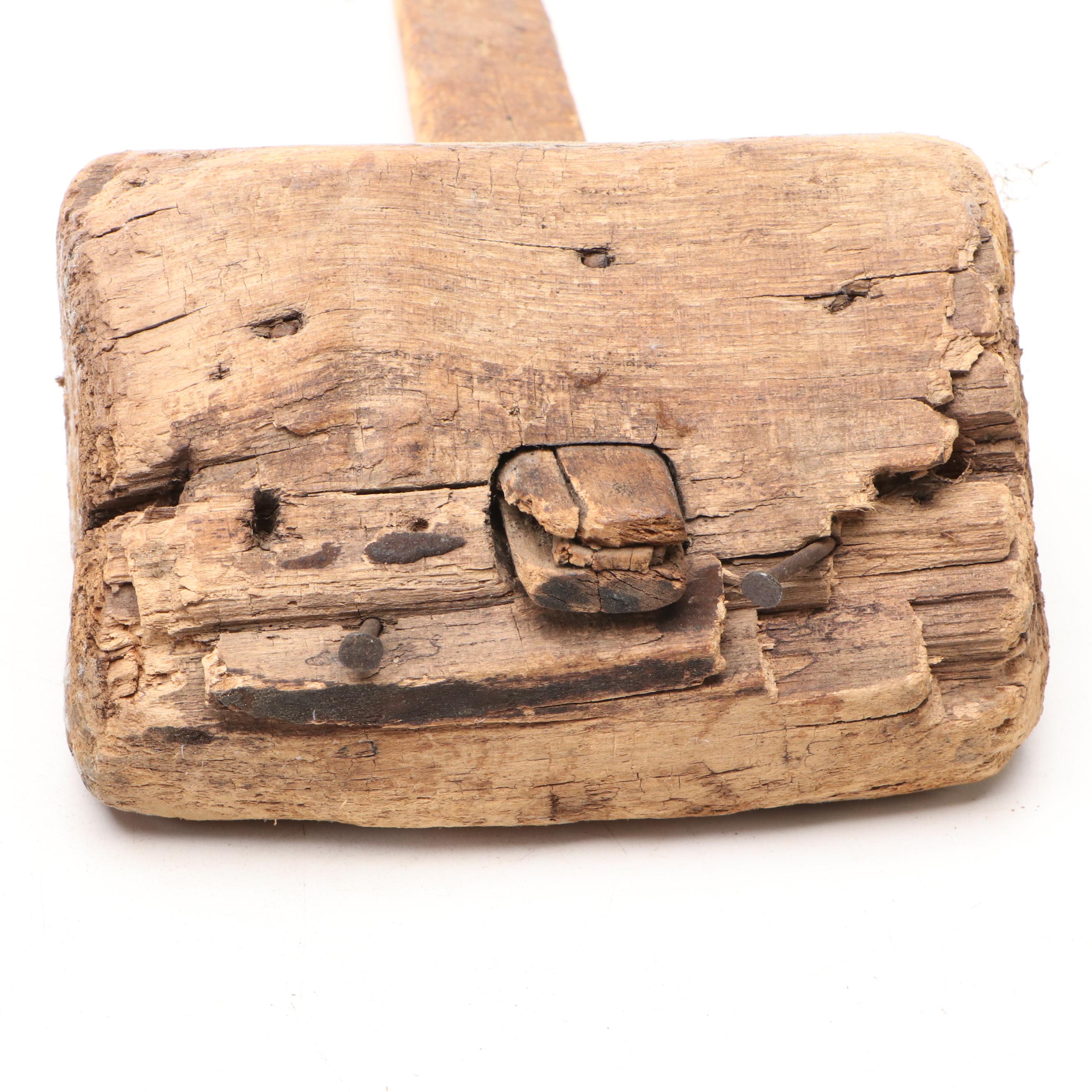 Wood Fire Beater, Spice Grinder and Other Rustic Kitchen Utensils