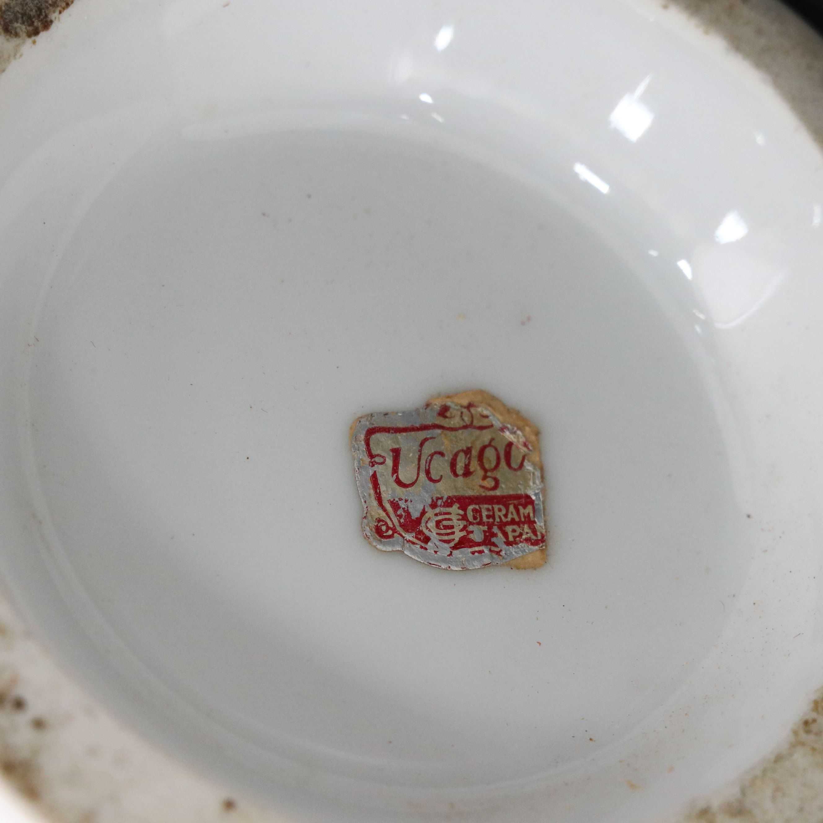 Ucagco Victorian Style Floral Porcelain Vases