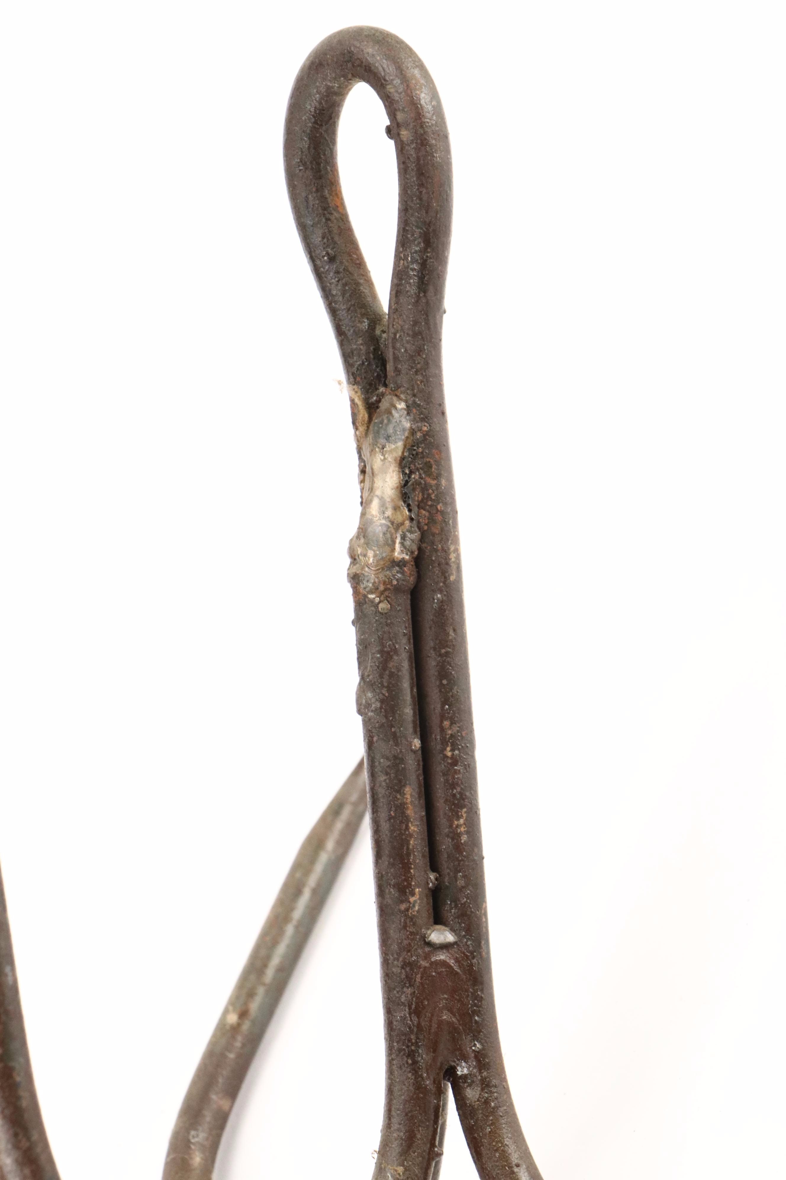 Primitive Wrought Iron Hanging Meat Hooks