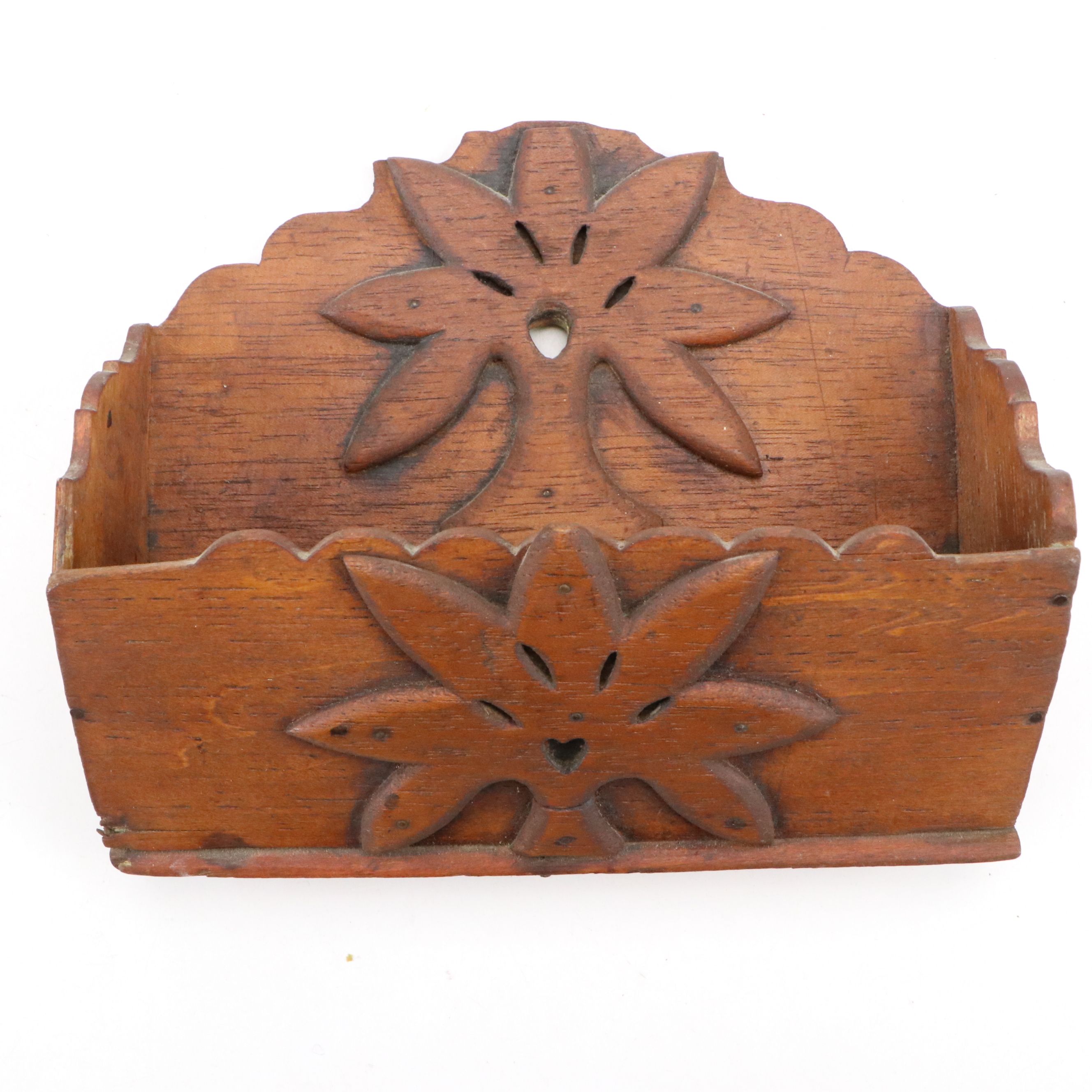 Jack Rose and More Victorian Wall-Mount Wooden Letter Racks and Shelf