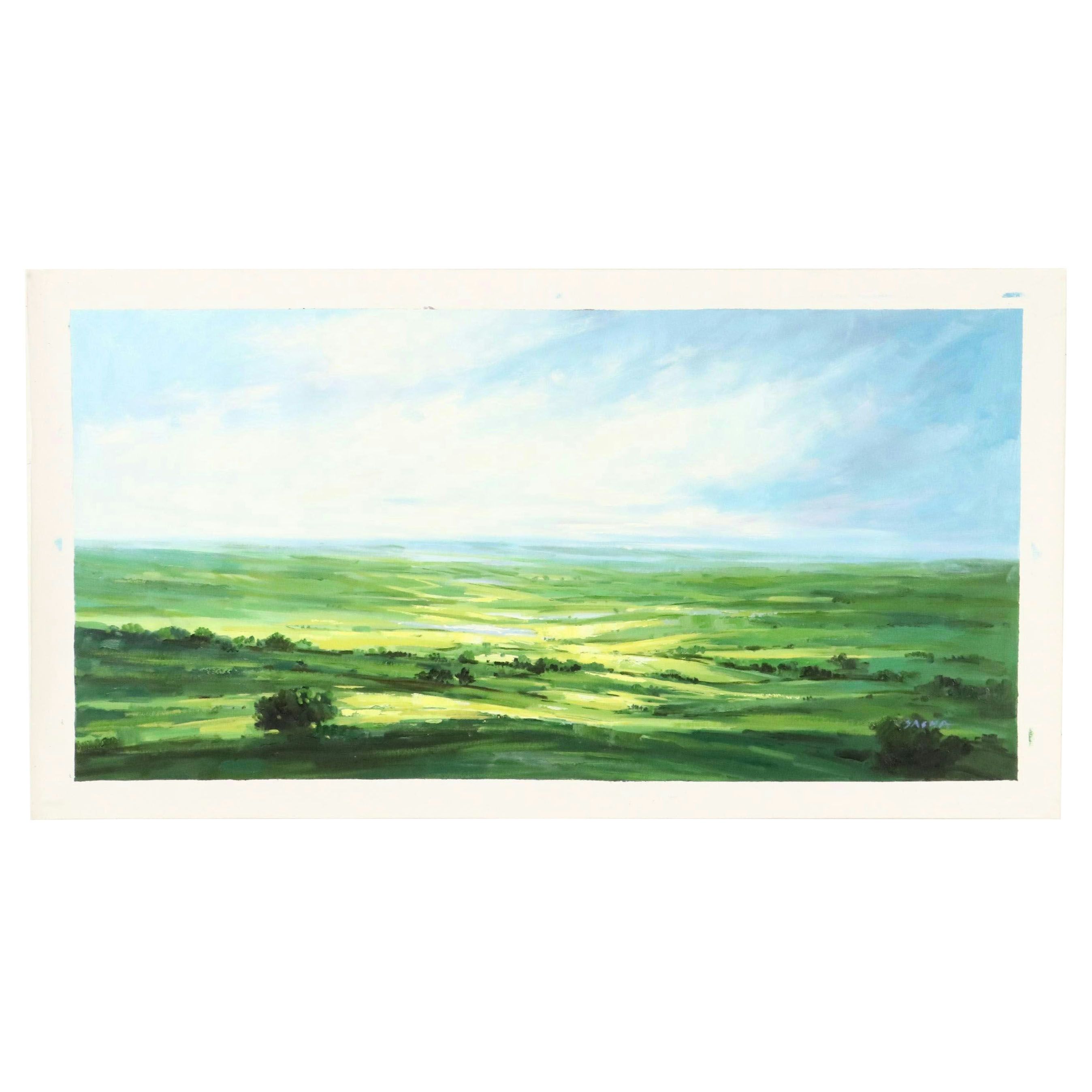 Sasha Landscape Oil Painting, 21st Century