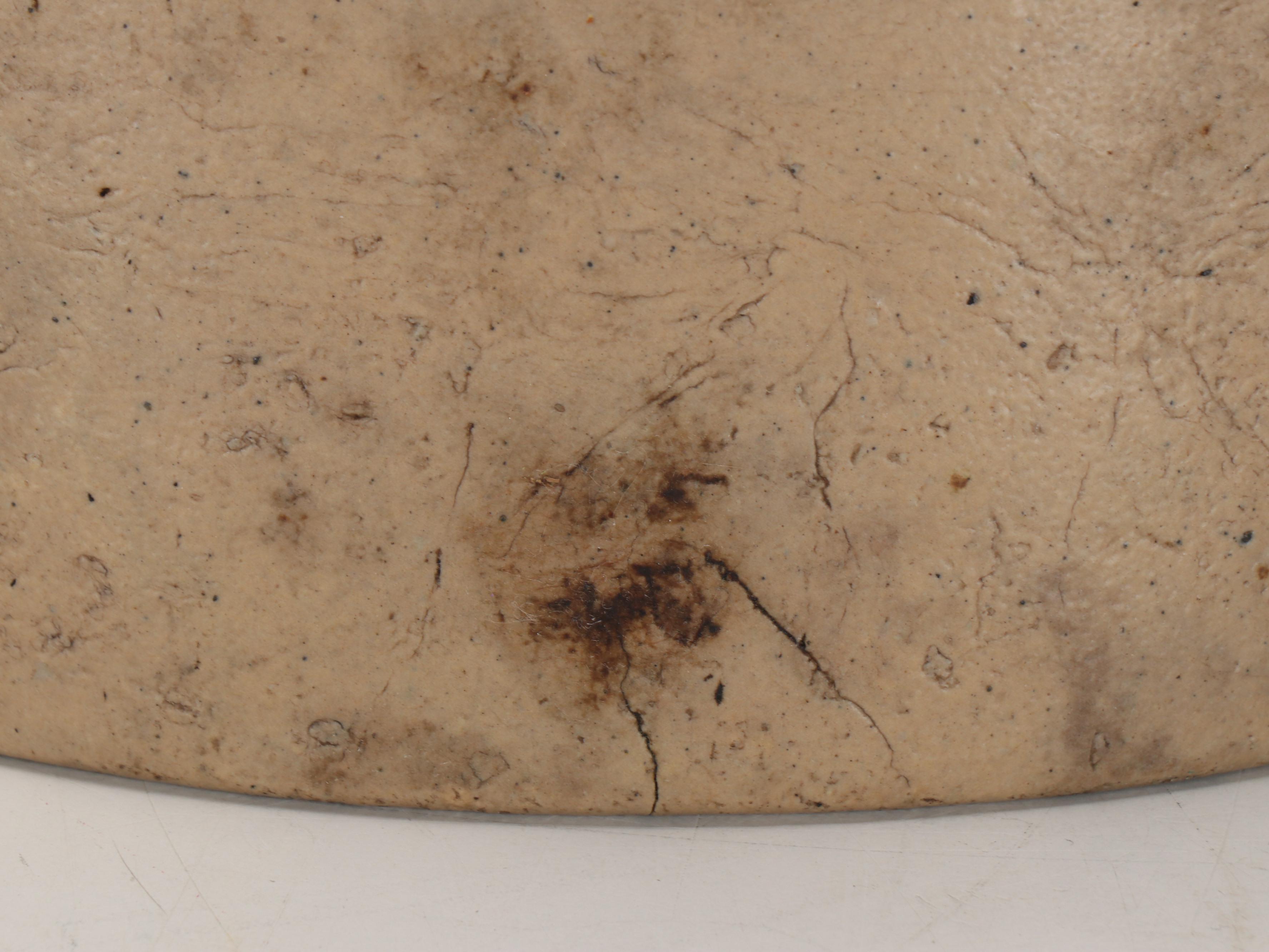 American Two-Gallon Stoneware Jug with Wax Sealer Jar Lamp and Other Crock