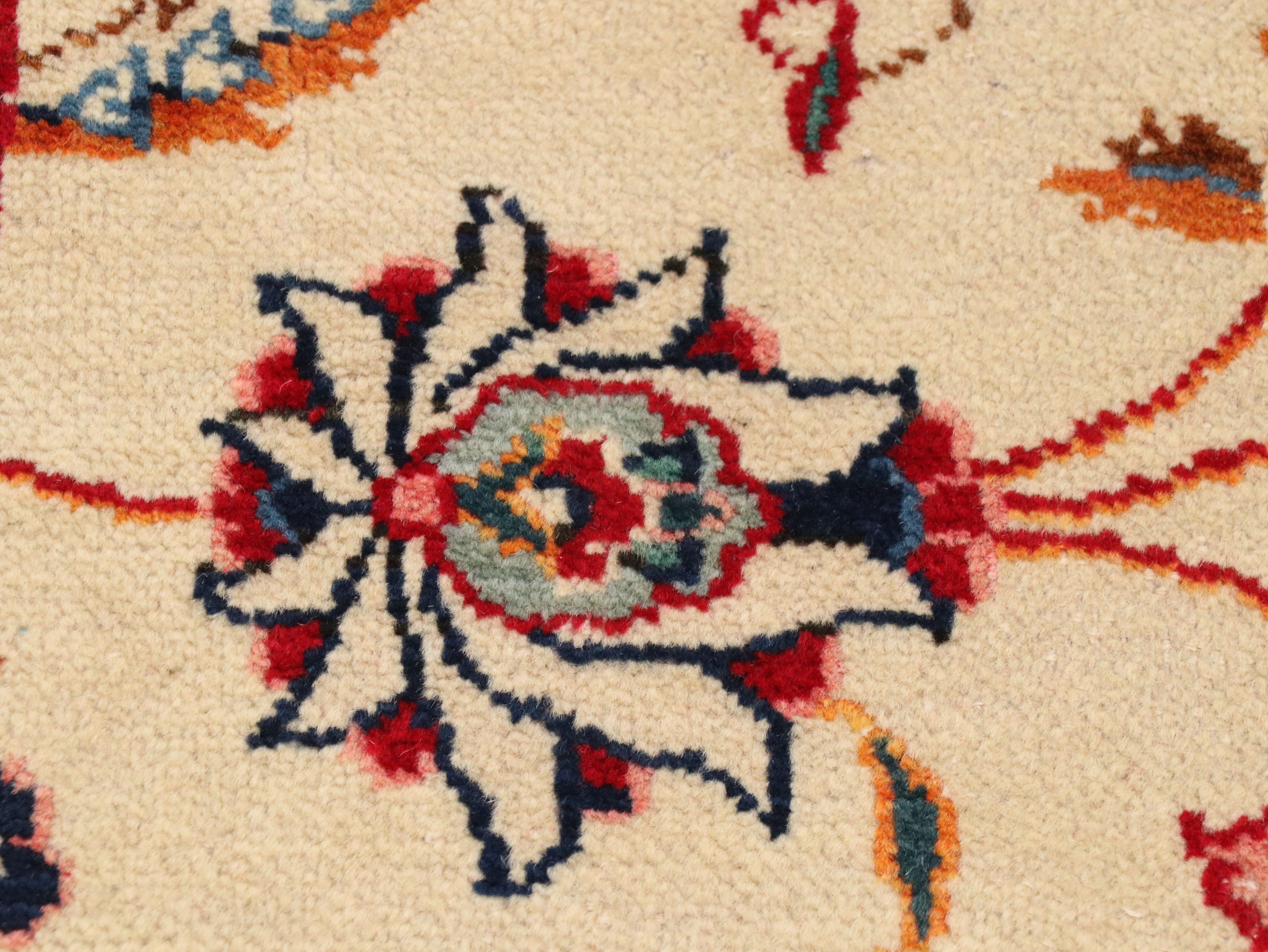 10'3 x 16'1 Hand-Knotted Indian Agra Room-Sized Rug