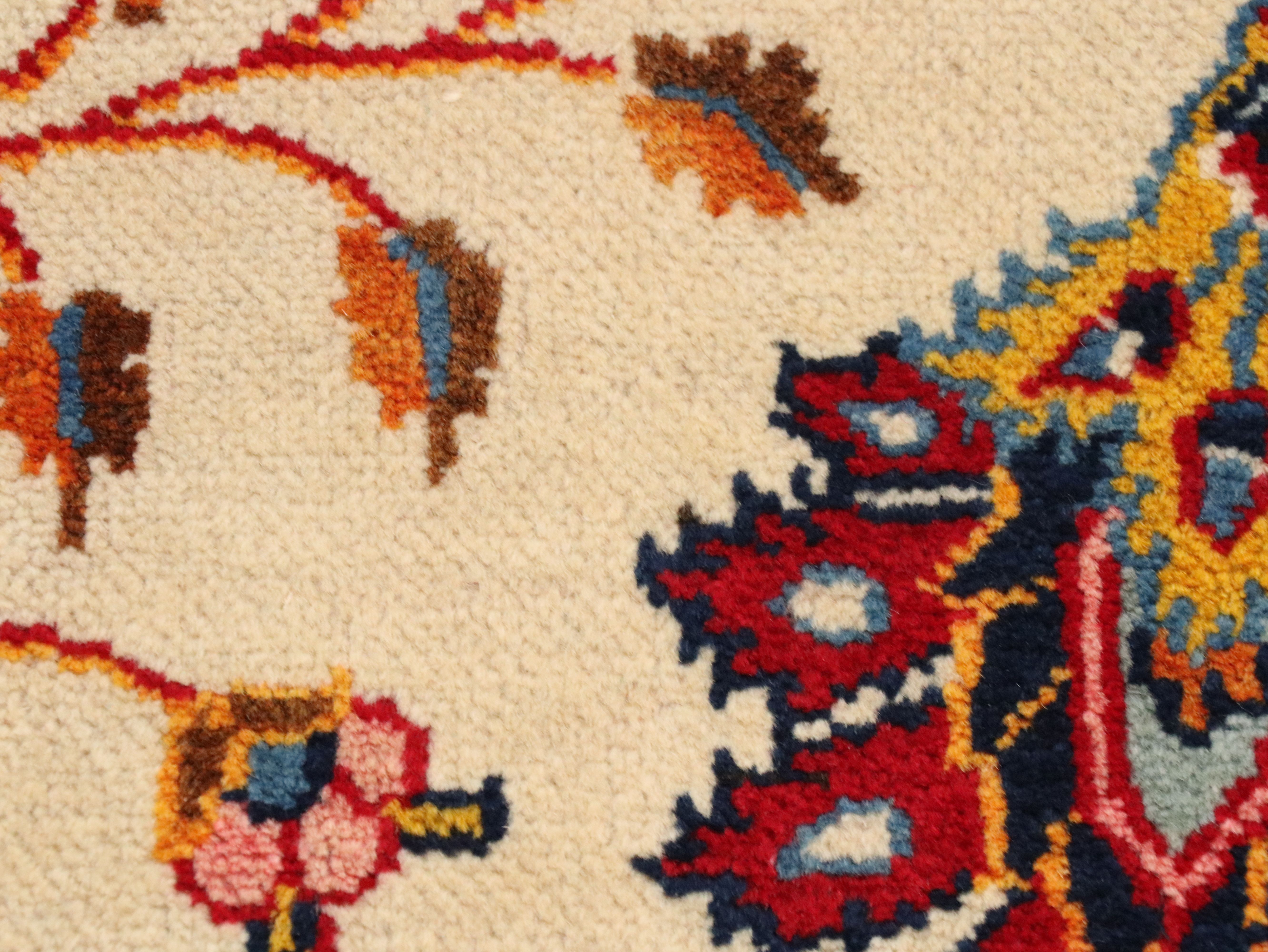 10'3 x 16'1 Hand-Knotted Indian Agra Room-Sized Rug