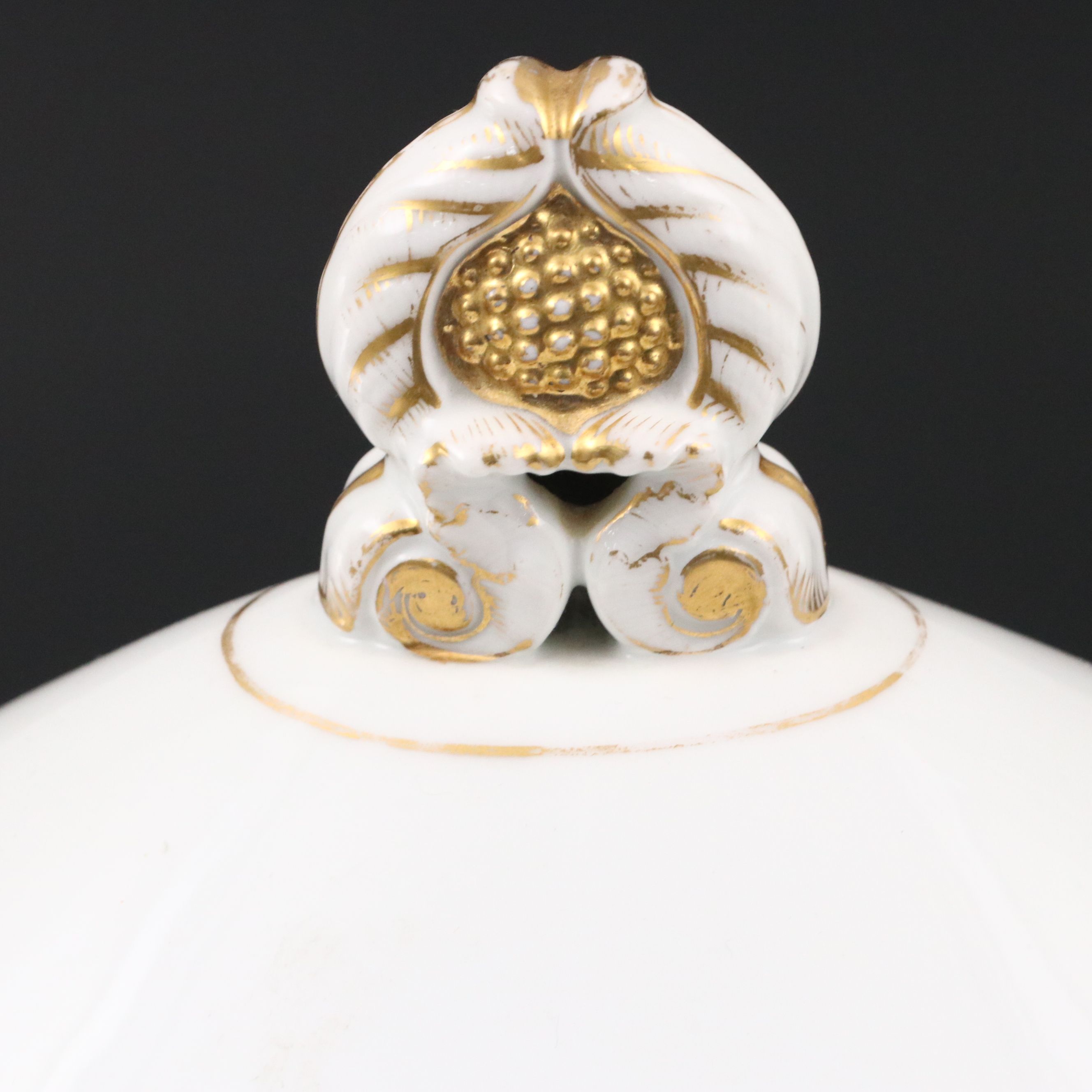 Porcelain with Gold Gilt Accents Soup Tureen